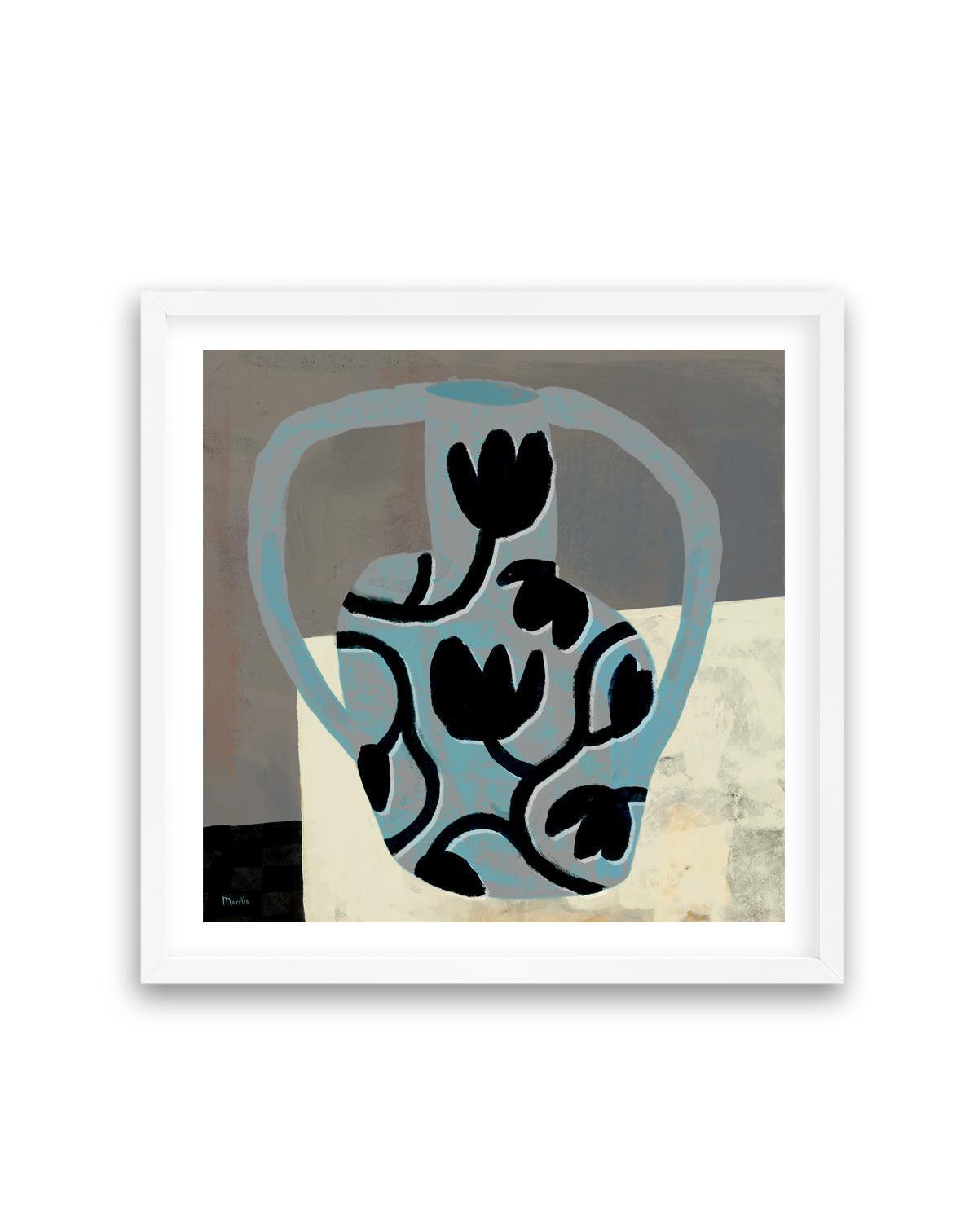 Vase with Black Flowers Copia by Marco Marella | Art Print from Olive et Oriel where you can shop wallpaper and artworks online