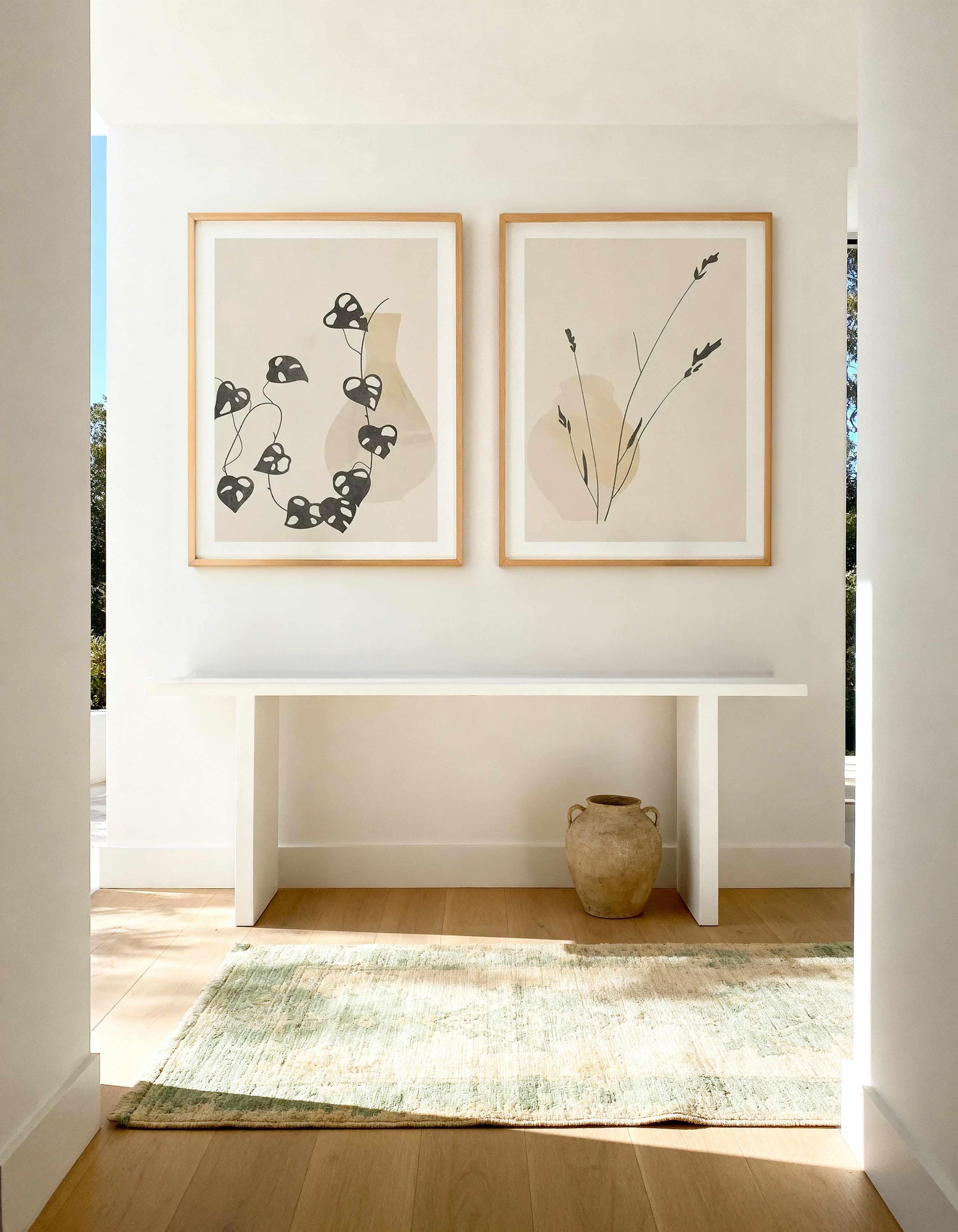 Vase No I & II Art Print Set of 2 | Matching Wall Art from Olive et Oriel where you can shop wallpaper and artworks online