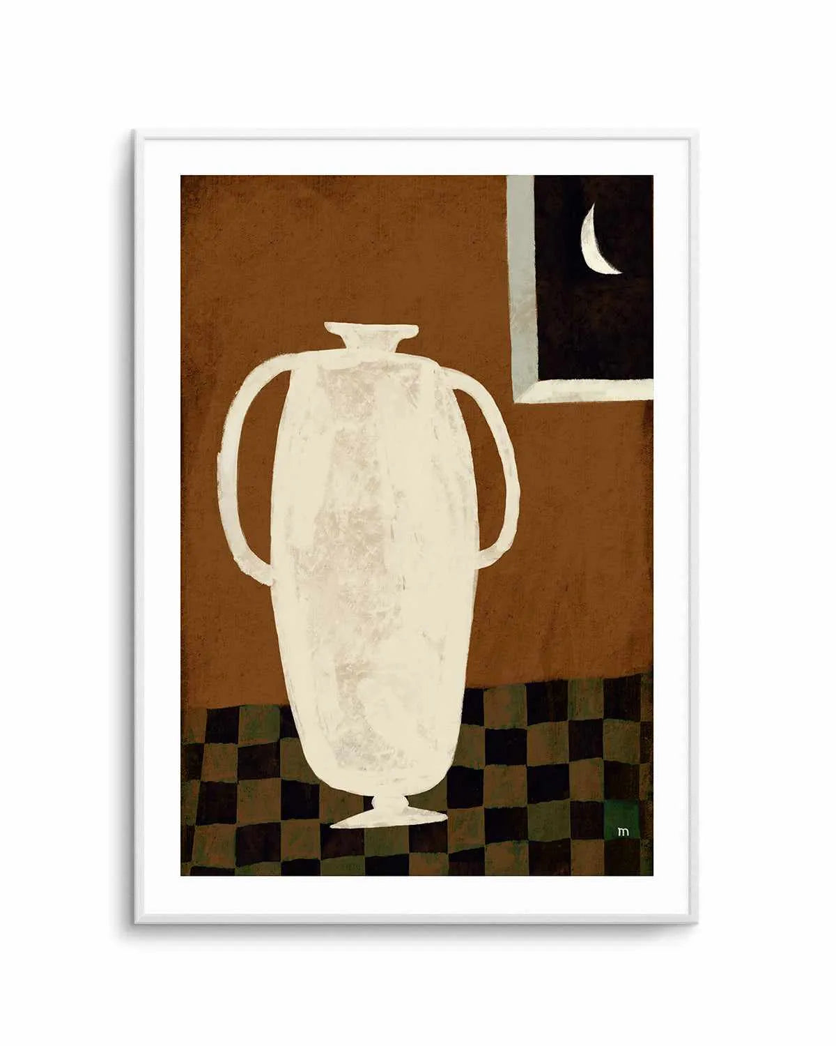 Vase and Moon Still Life by Marco Marella | Art Print from Olive et Oriel where you can shop wallpaper and artworks online