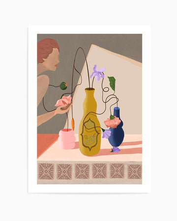 Vases by Arty Guava | Art Print from Olive et Oriel where you can shop wallpaper and artworks online