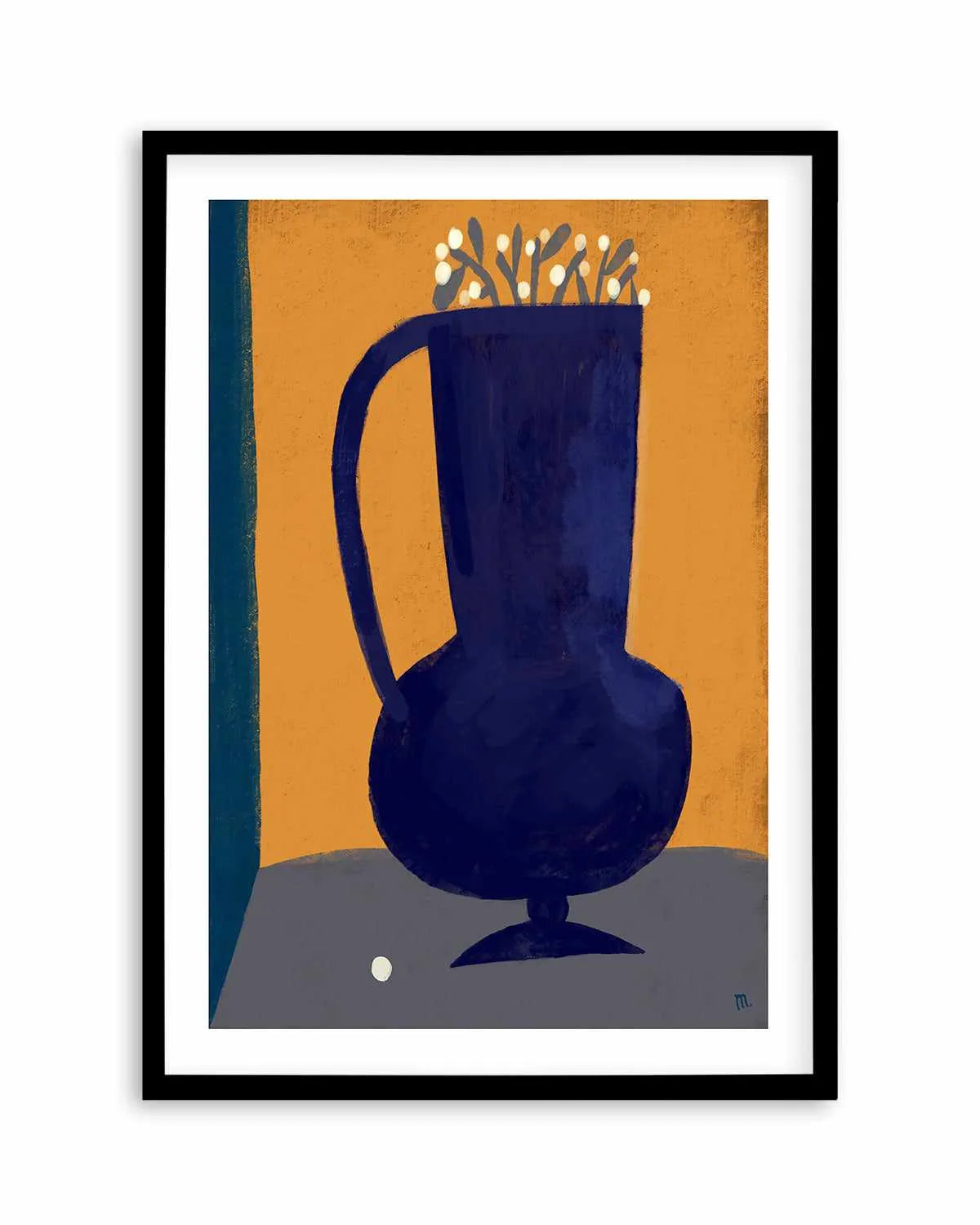 Vaso Blu Still Life by Marco Marella | Art Print from Olive et Oriel where you can shop wallpaper and artworks online