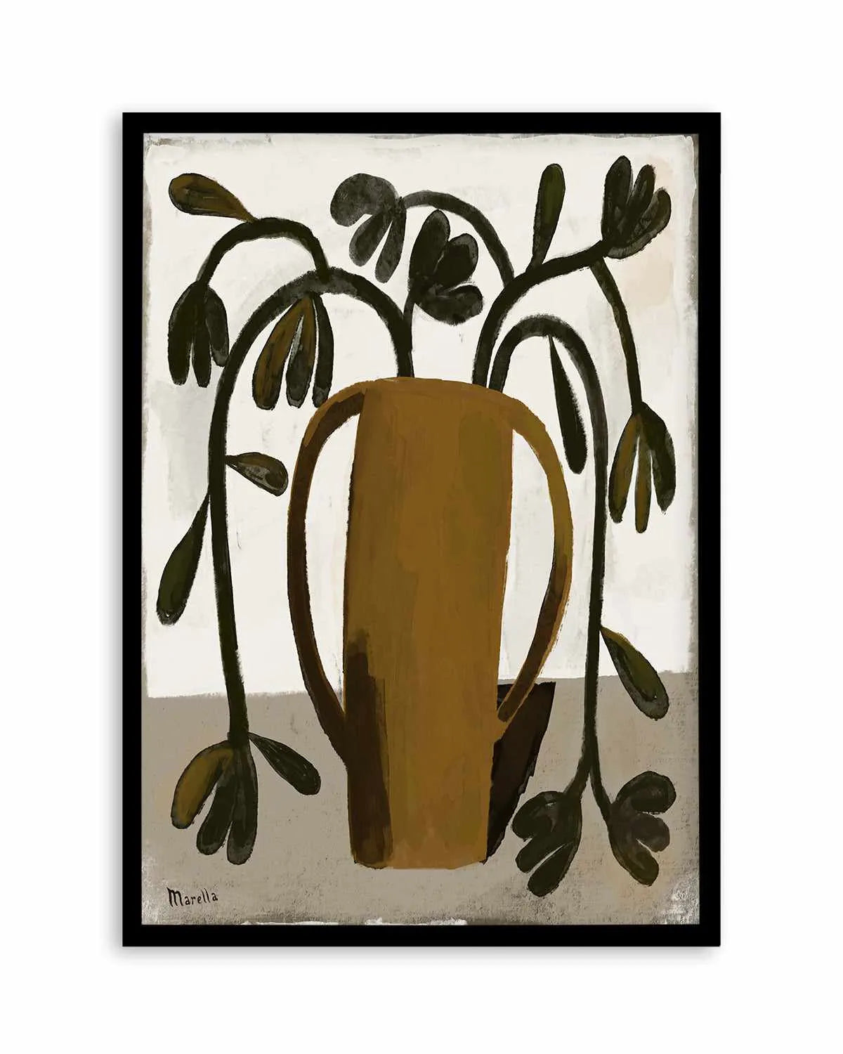 Vaso Ocra by Marco Marella | Art Print from Olive et Oriel where you can shop wallpaper and artworks online