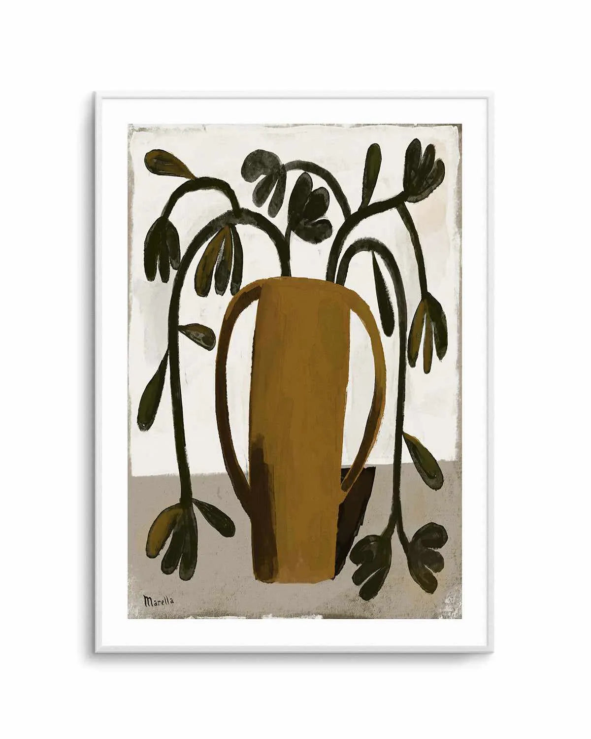 Vaso Ocra by Marco Marella | Art Print from Olive et Oriel where you can shop wallpaper and artworks online