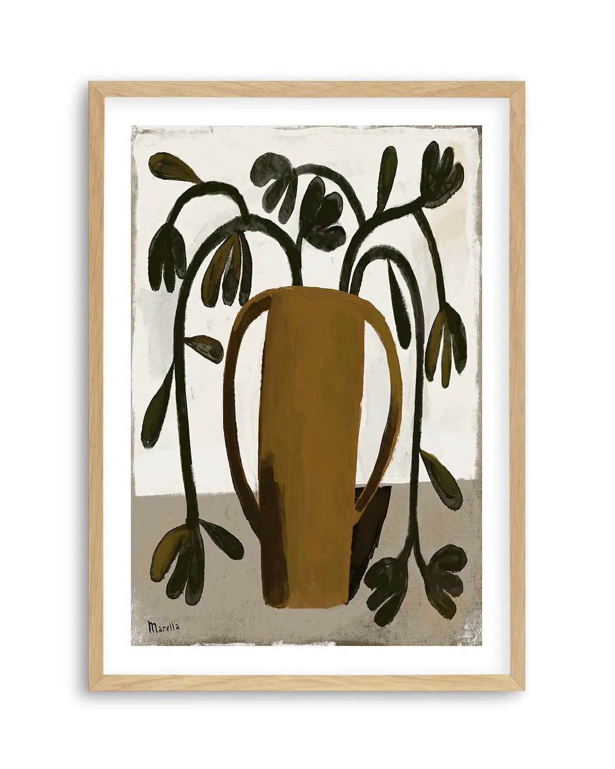 Vaso Ocra by Marco Marella | Art Print from Olive et Oriel where you can shop wallpaper and artworks online