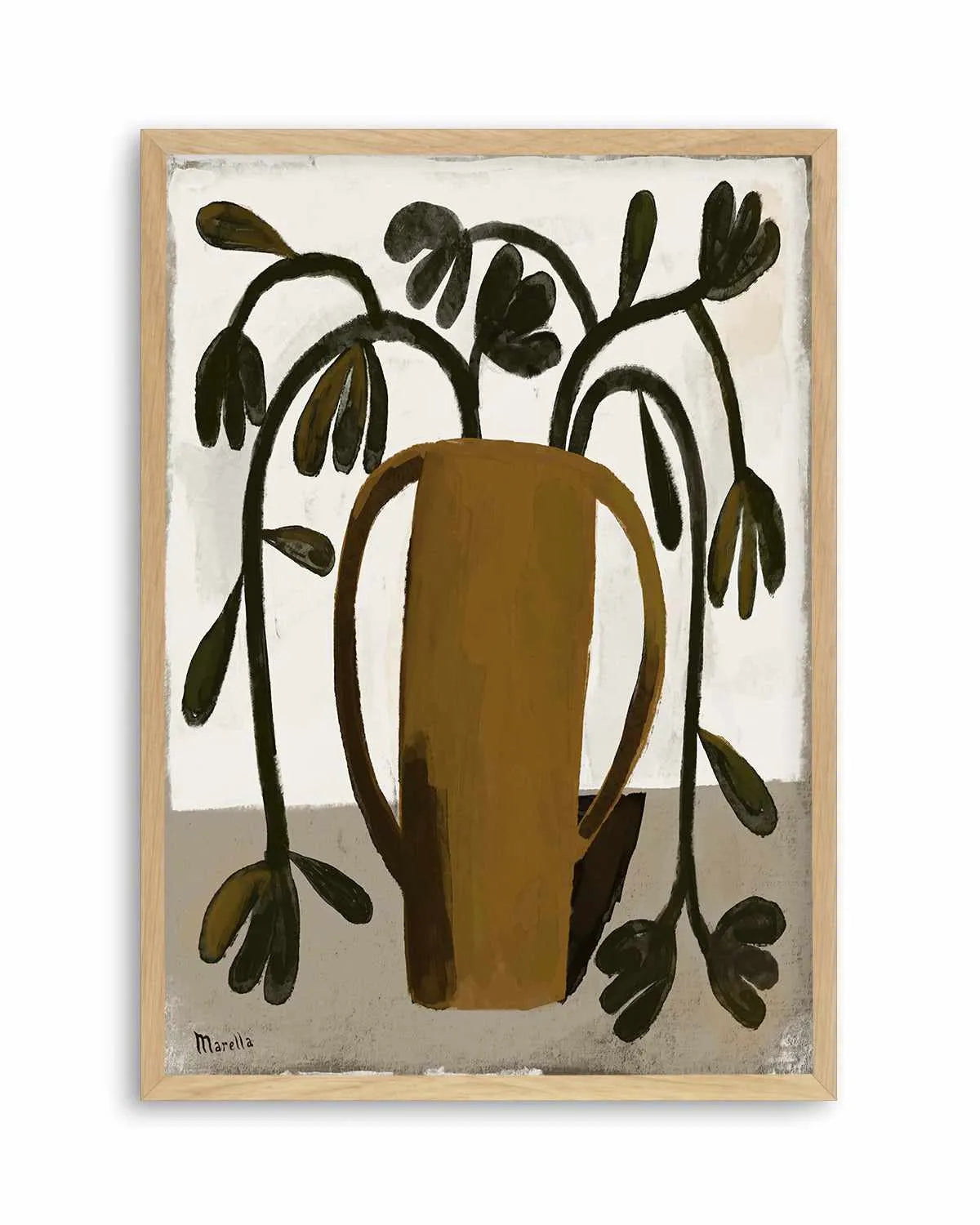 Vaso Ocra by Marco Marella | Art Print from Olive et Oriel where you can shop wallpaper and artworks online