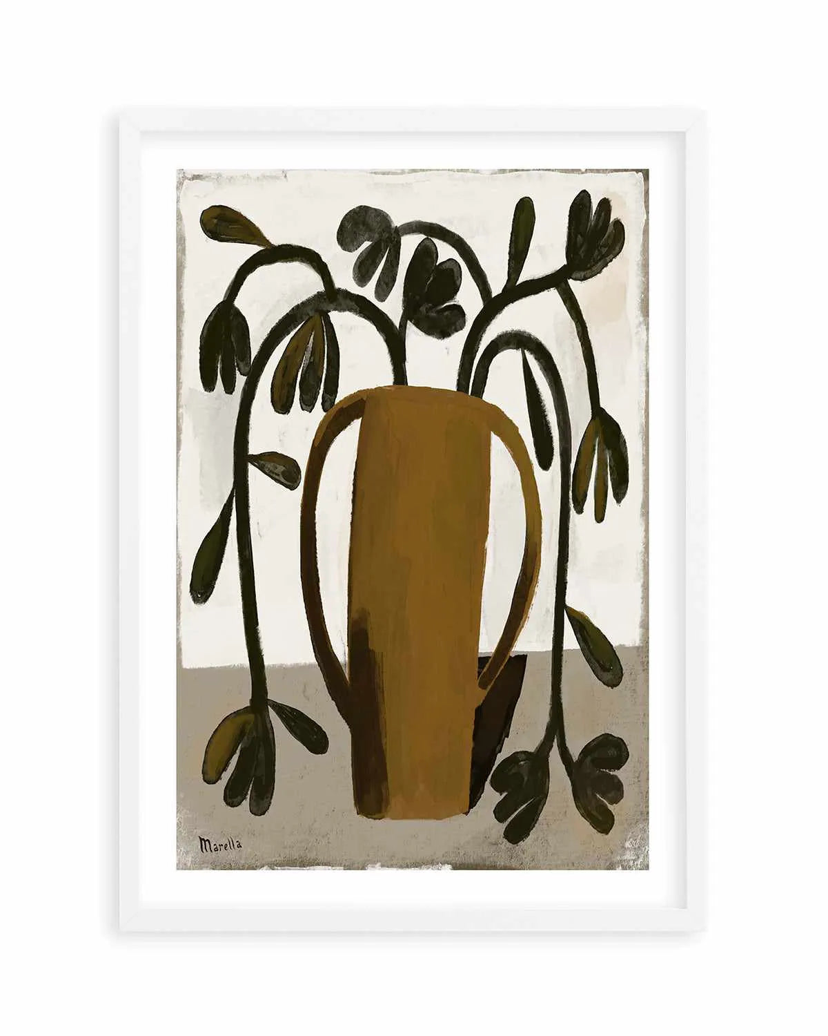 Vaso Ocra by Marco Marella | Art Print from Olive et Oriel where you can shop wallpaper and artworks online