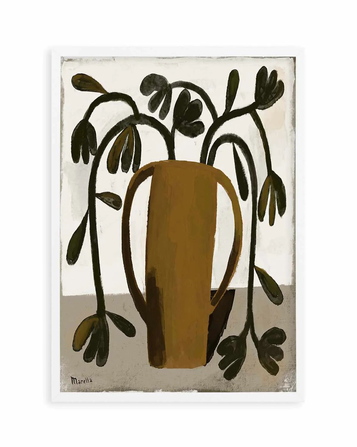 Vaso Ocra by Marco Marella | Art Print from Olive et Oriel where you can shop wallpaper and artworks online