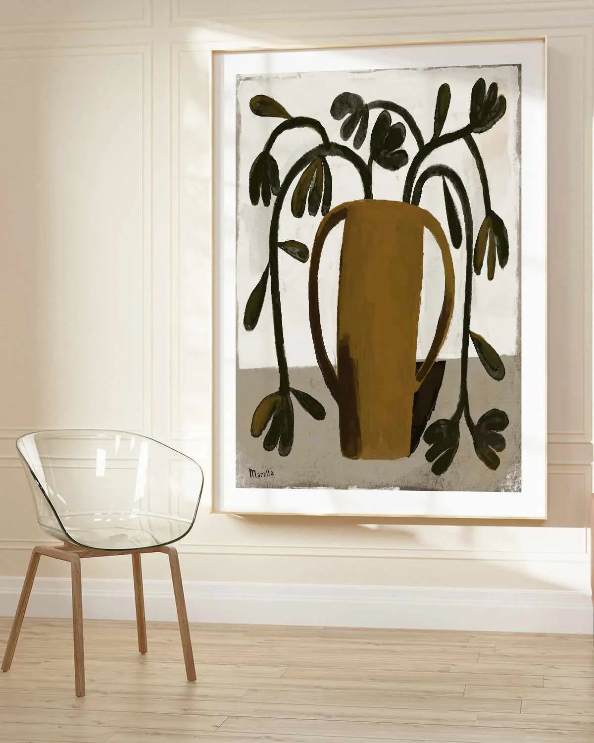 Vaso Ocra by Marco Marella | Art Print from Olive et Oriel where you can shop wallpaper and artworks online