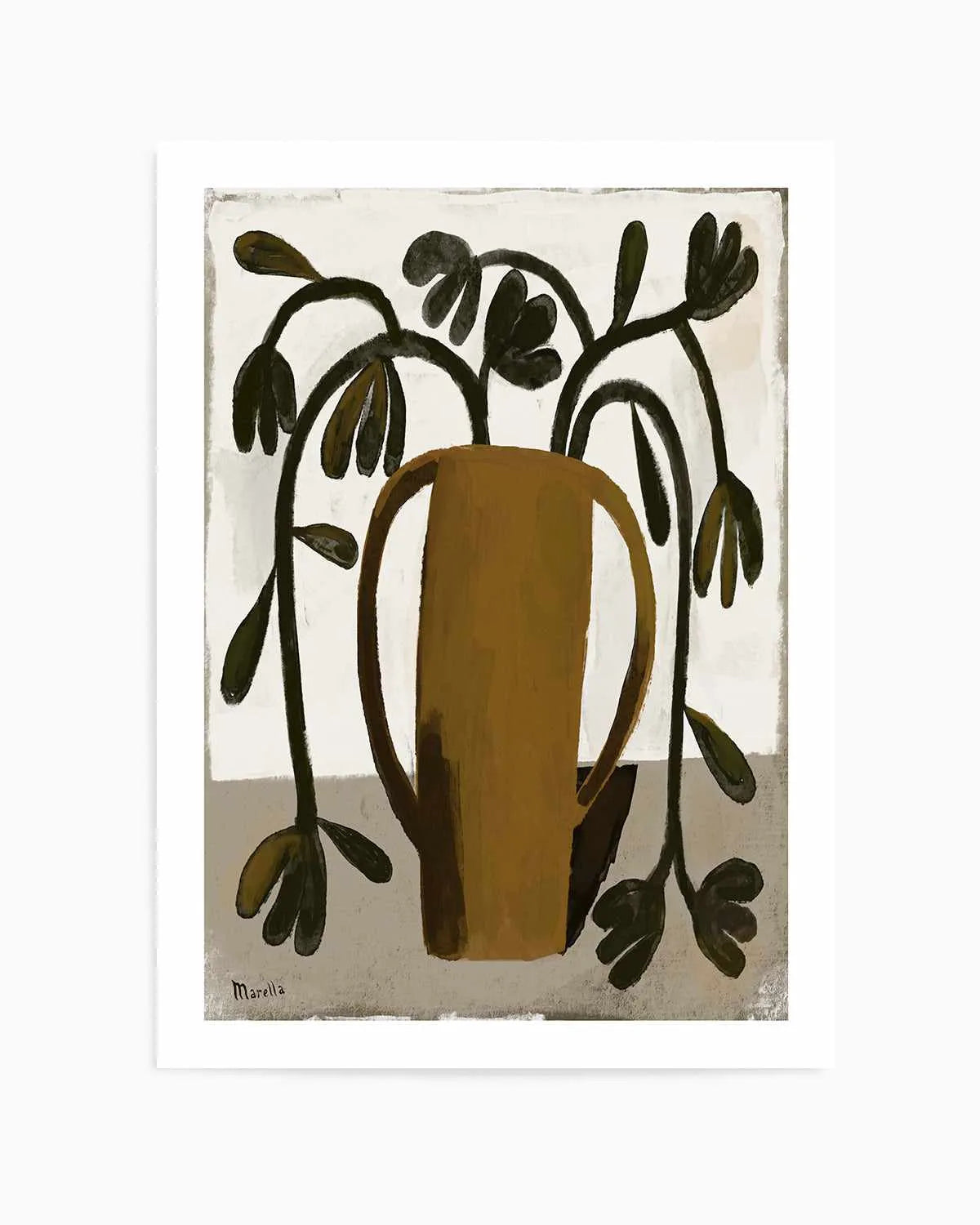 Vaso Ocra by Marco Marella | Art Print from Olive et Oriel where you can shop wallpaper and artworks online