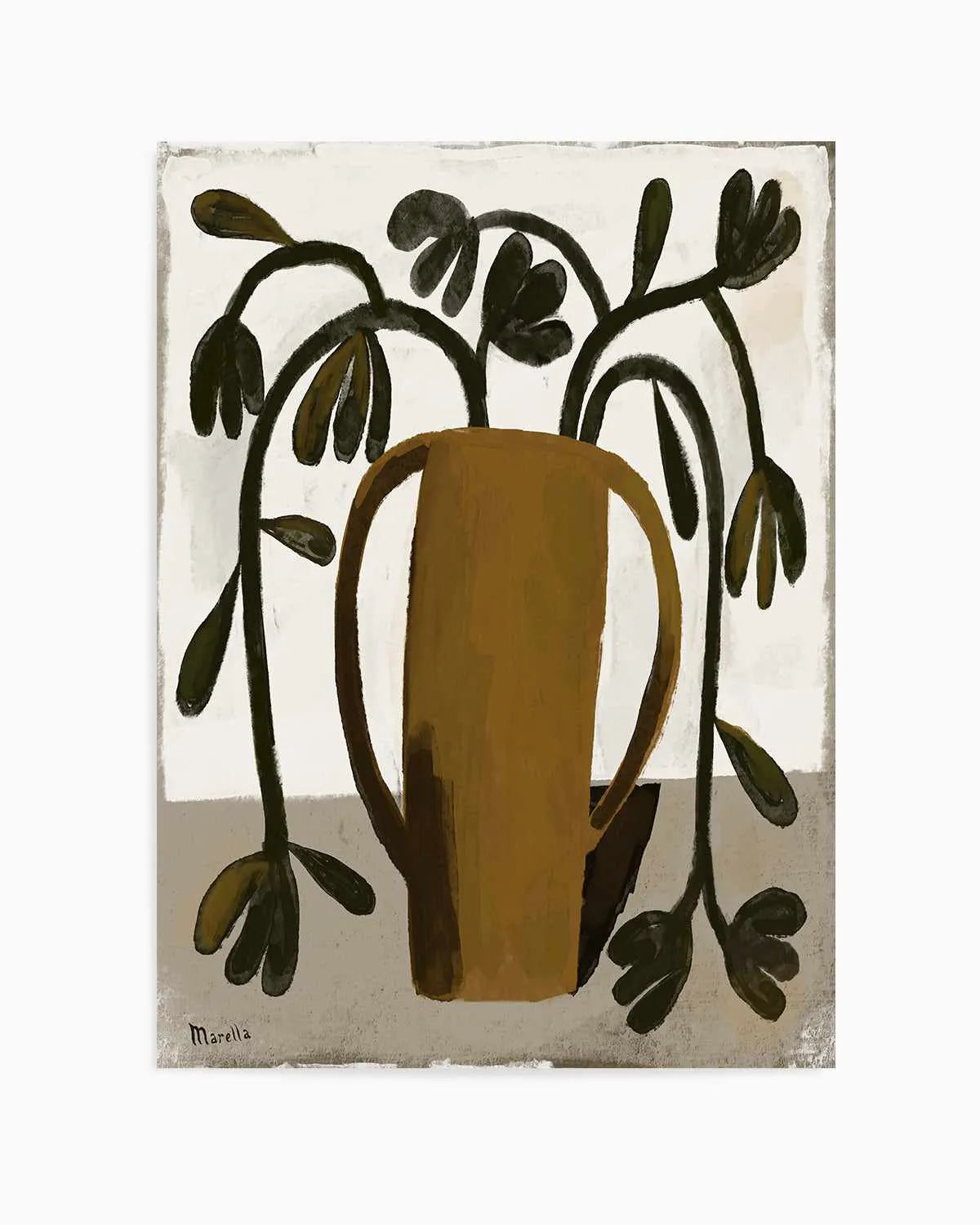 Vaso Ocra by Marco Marella | Art Print from Olive et Oriel where you can shop wallpaper and artworks online