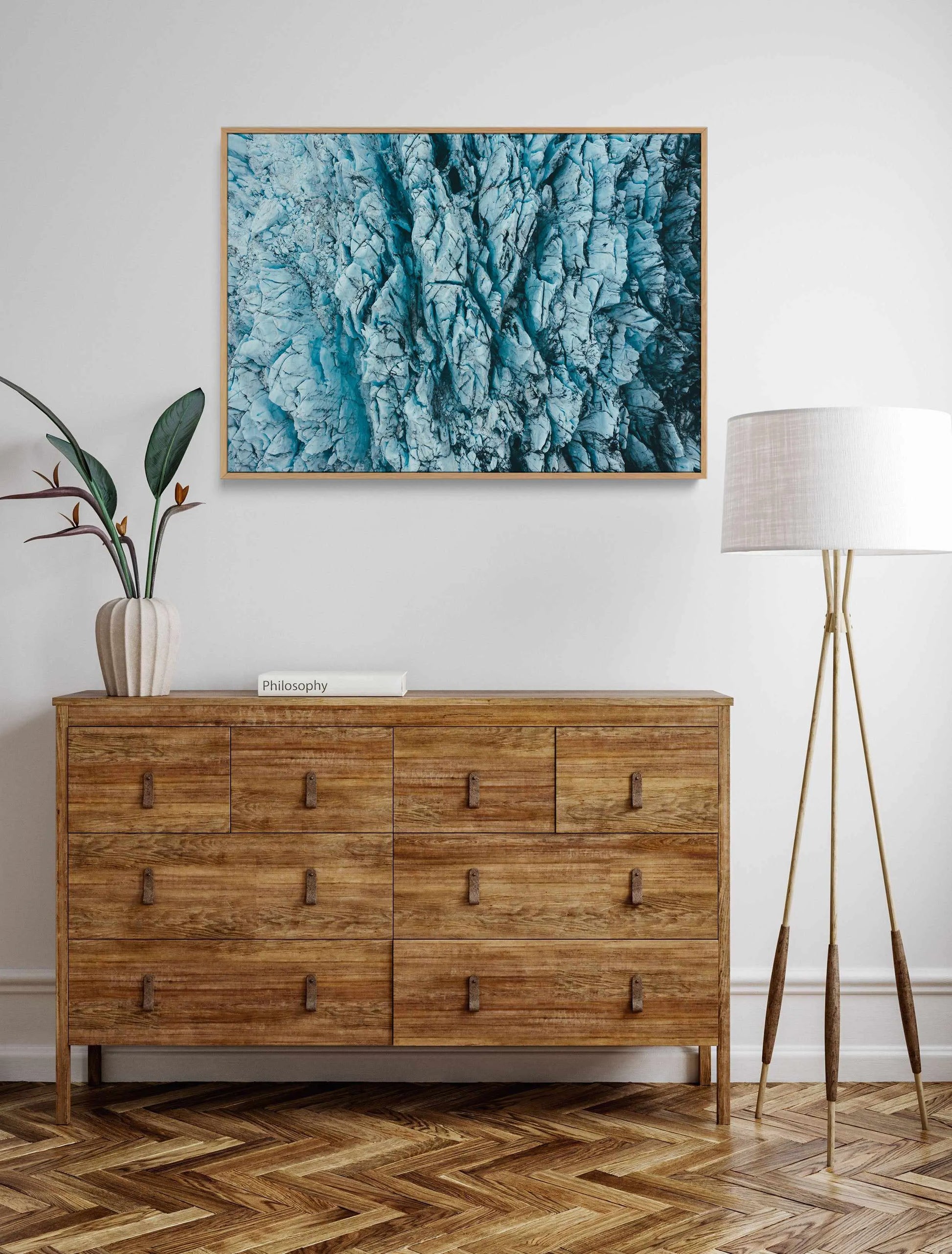 VatnajÃ¶kull Iceland by Kalen X | Framed Canvas Art Print from Olive et Oriel where you can shop wallpaper and artworks online