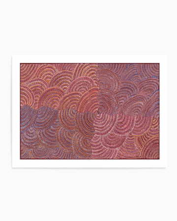 Vaughan Springs Dreaming II by Grace Napangardi Butcher | Art Print from Olive et Oriel where you can shop wallpaper and artworks online