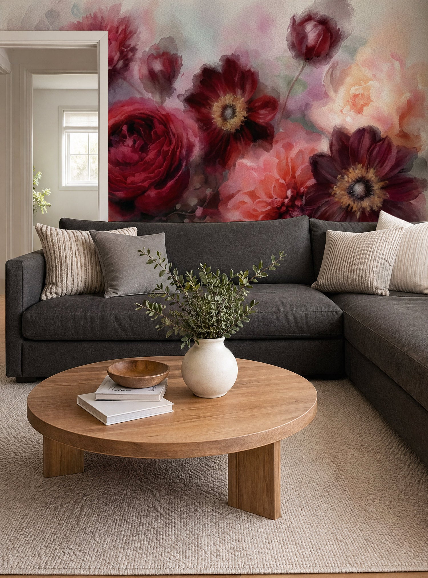 Velvet Petals Mural Wallpaper