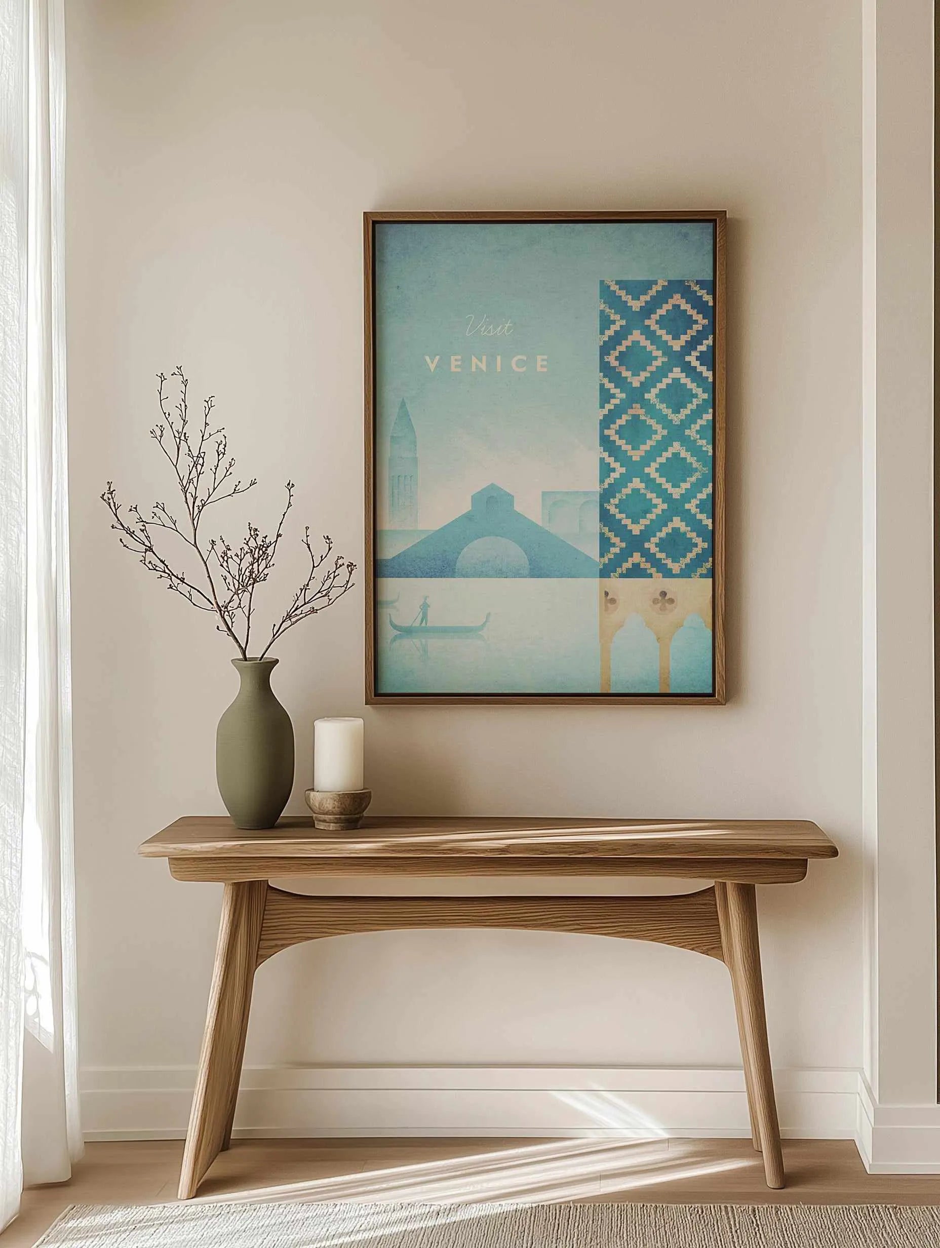 Venice by Henry Rivers | Framed Canvas Art Print from Olive et Oriel where you can shop wallpaper and artworks online