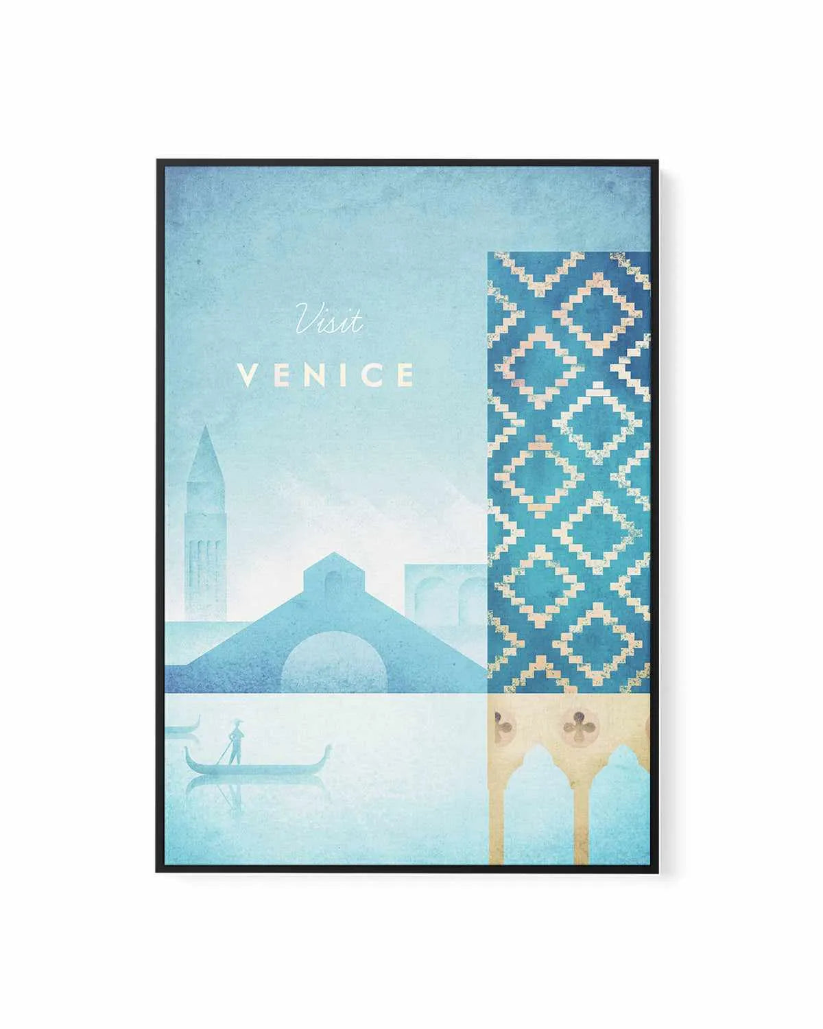 Venice by Henry Rivers | Framed Canvas Art Print from Olive et Oriel where you can shop wallpaper and artworks online