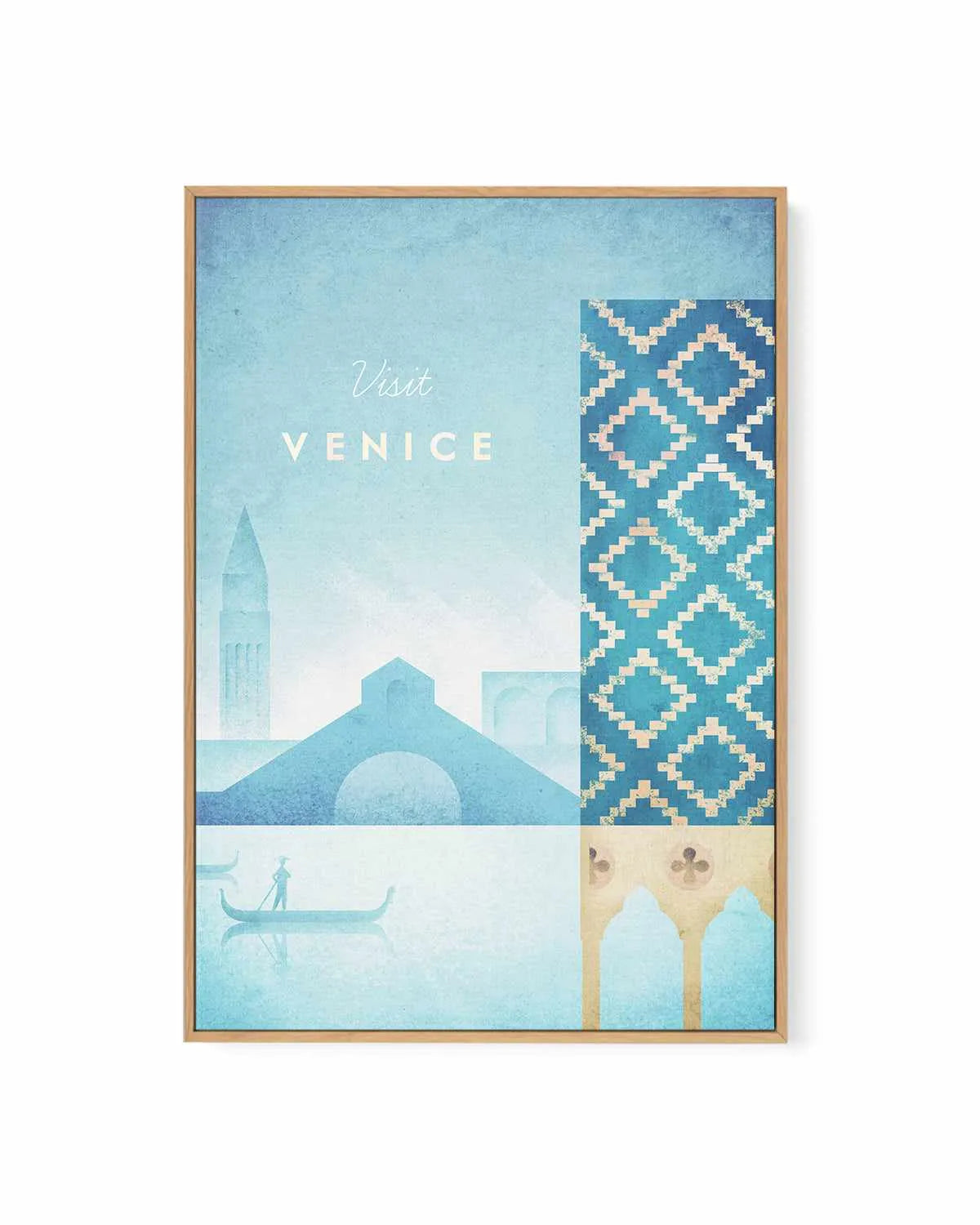 Venice by Henry Rivers | Framed Canvas Art Print from Olive et Oriel where you can shop wallpaper and artworks online