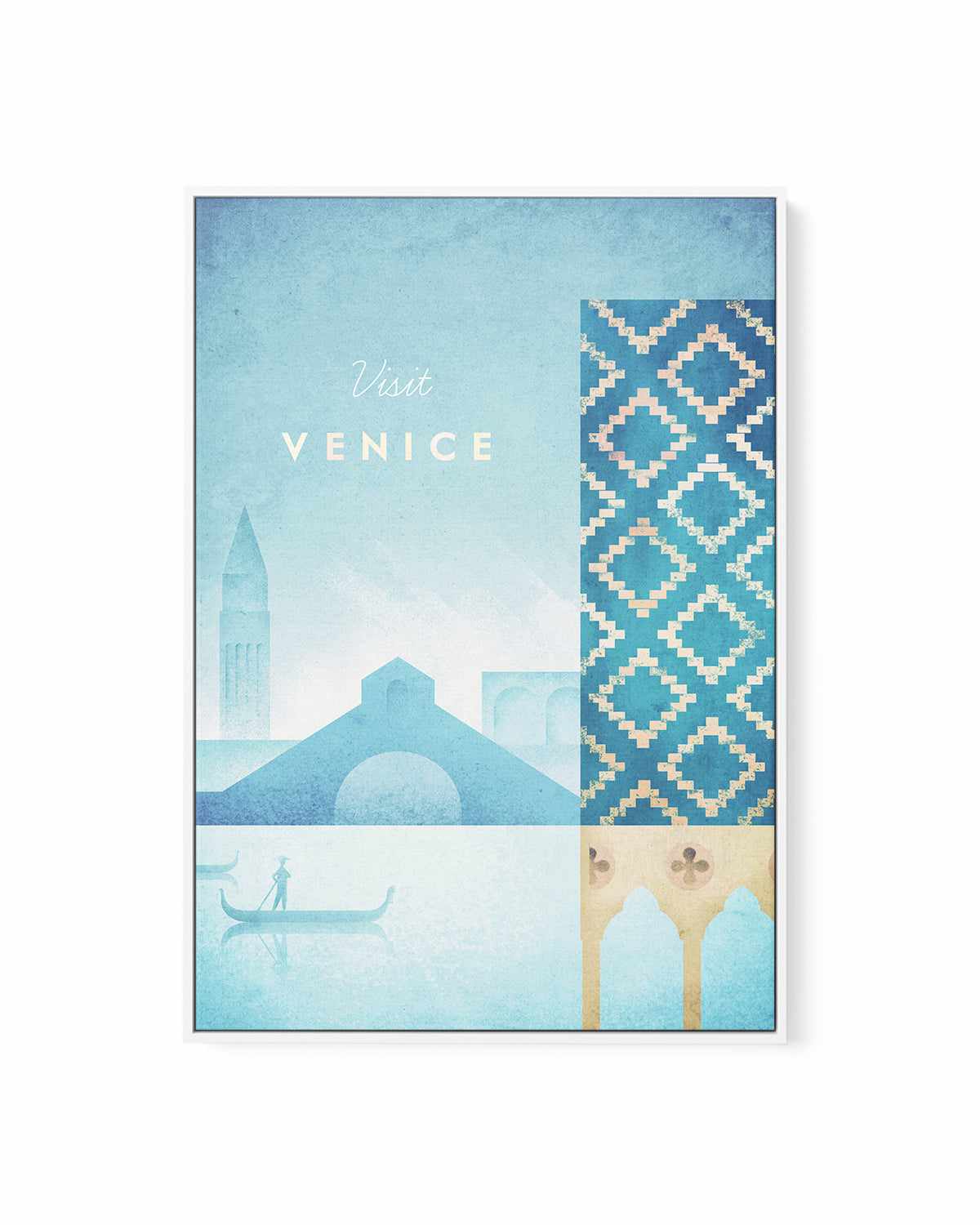 Venice by Henry Rivers | Framed Canvas Art Print