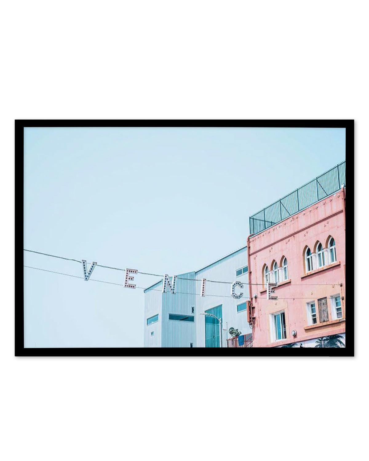 Venice Beach Sign I | LS Art Print