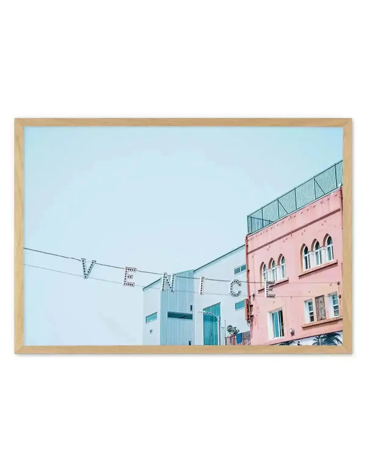 Venice Beach Sign I | LS Art Print from Olive et Oriel where you can shop wallpaper and artworks online