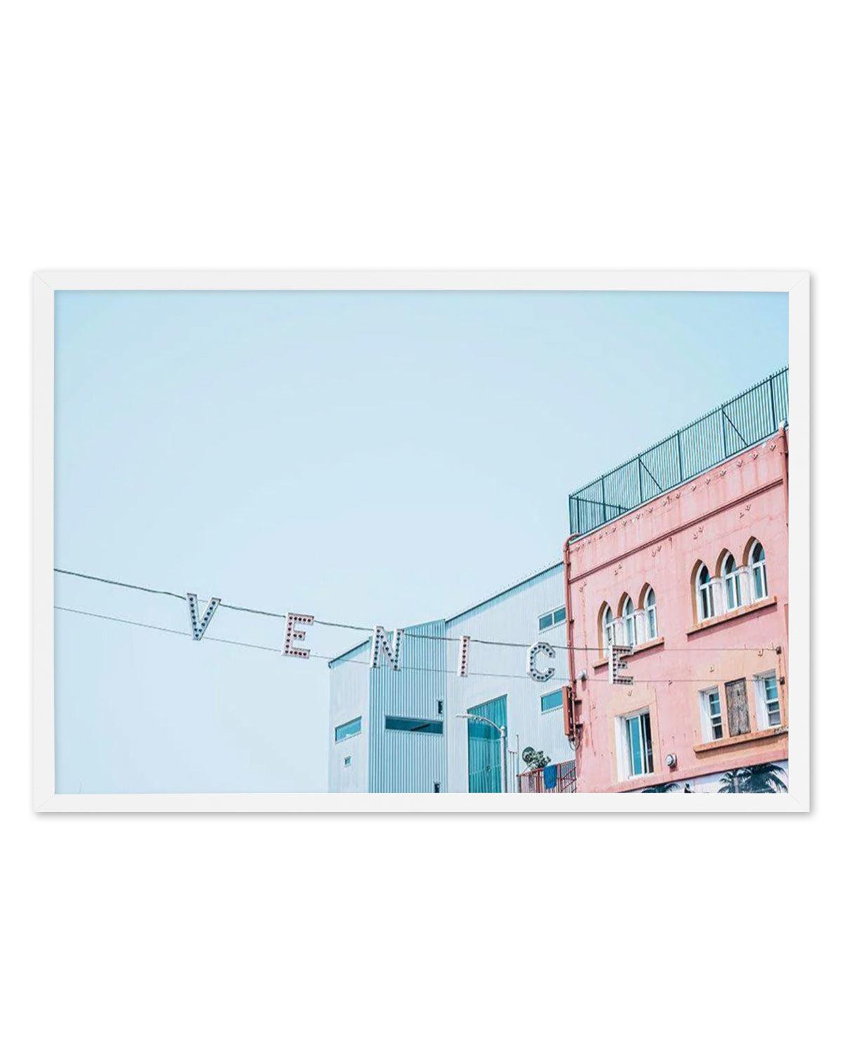 Venice Beach Sign I | LS Art Print