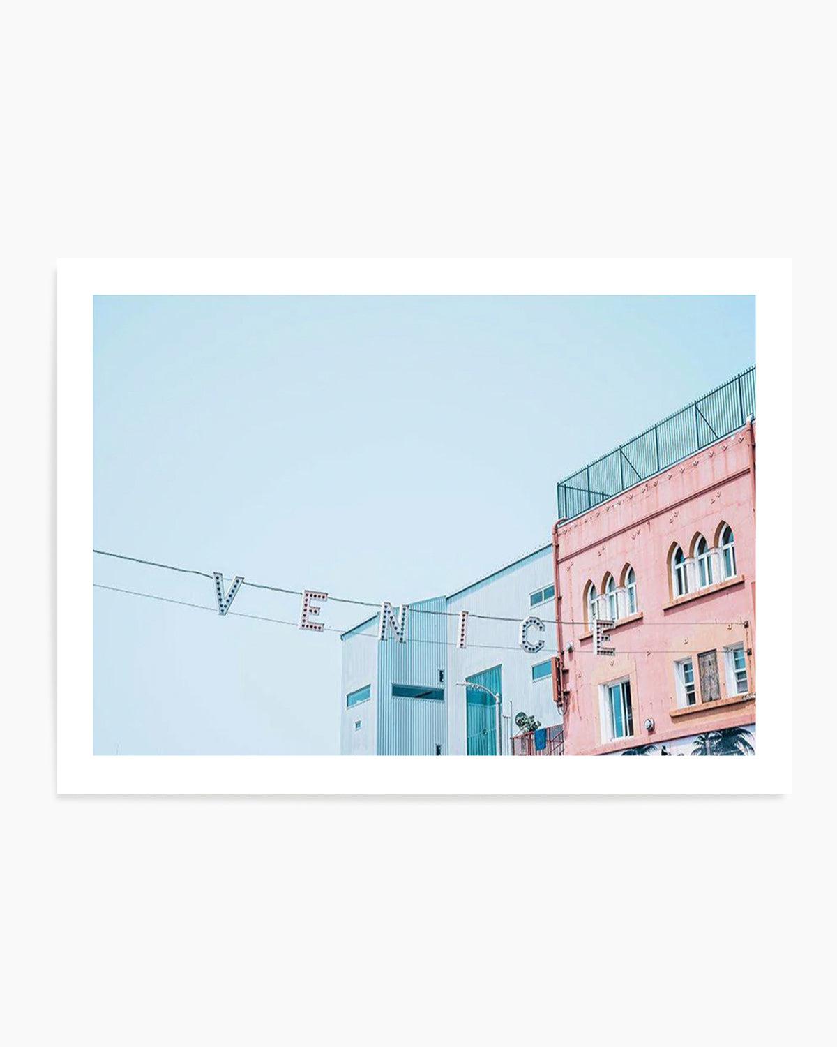 Venice Beach Sign I | LS Art Print