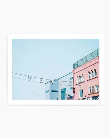 Venice Beach Sign I | LS Art Print from Olive et Oriel where you can shop wallpaper and artworks online