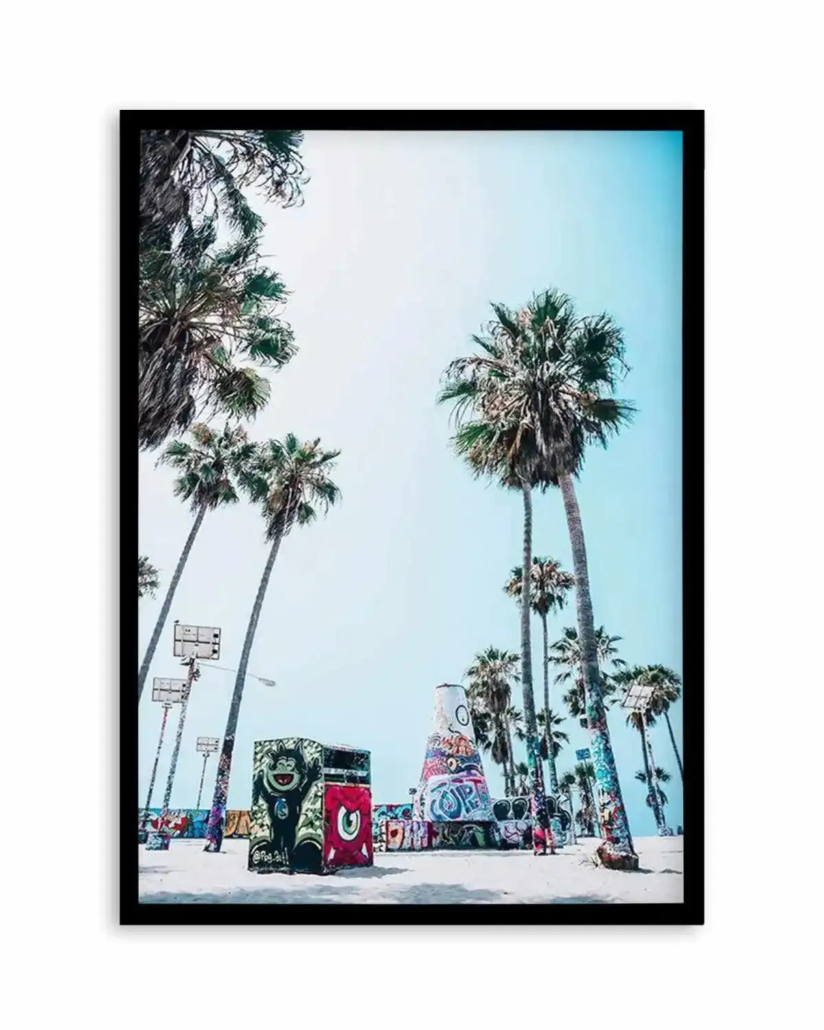 Venice Skate Park IV Art Print from Olive et Oriel where you can shop wallpaper and artworks online