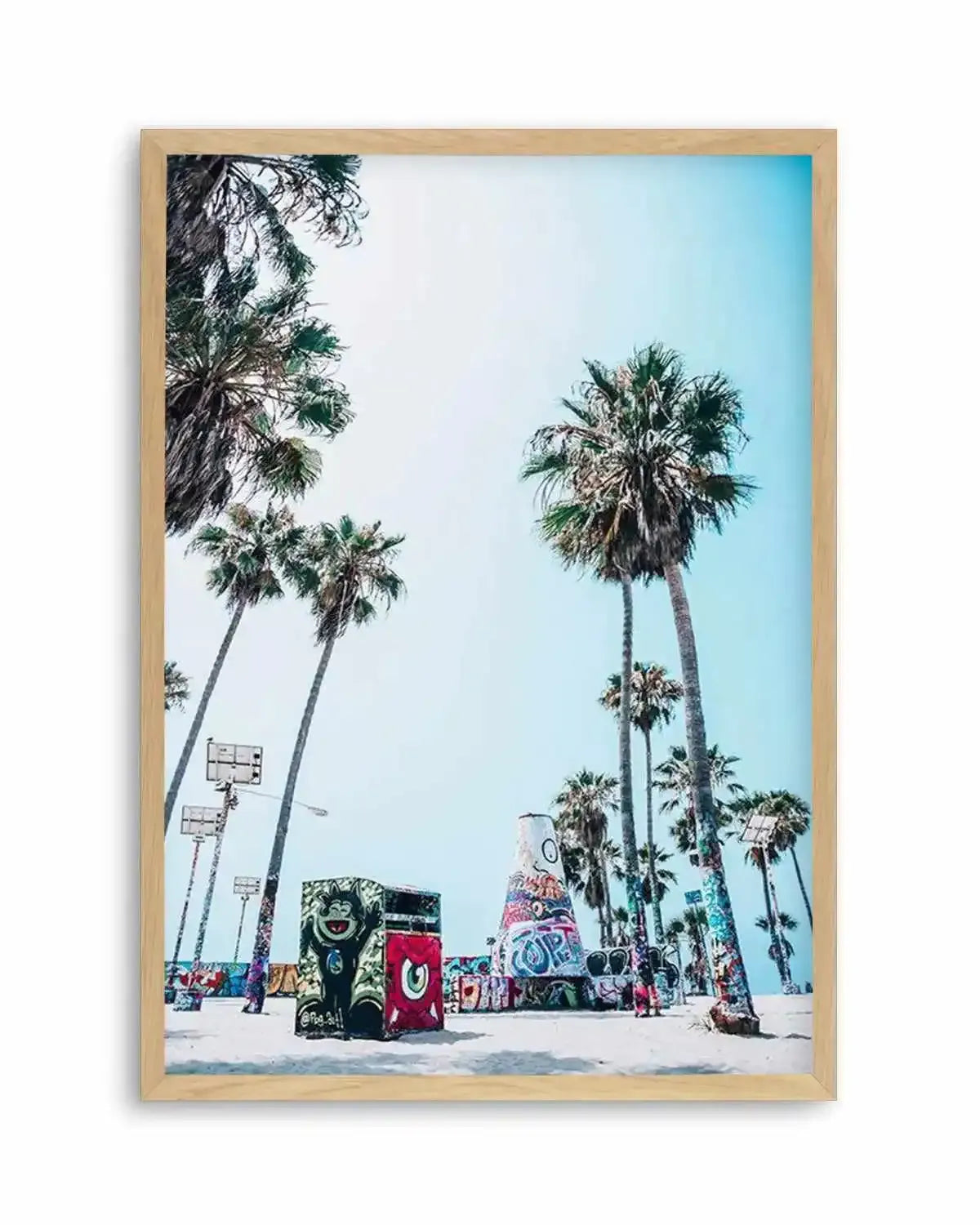 Venice Skate Park IV Art Print from Olive et Oriel where you can shop wallpaper and artworks online