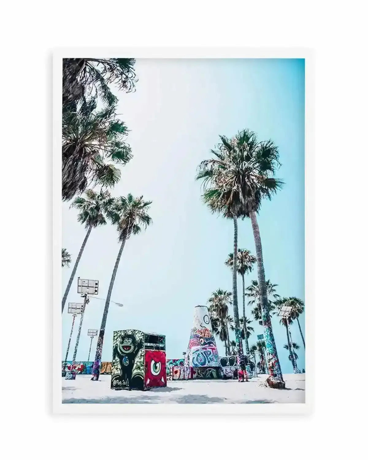 Venice Skate Park IV Art Print from Olive et Oriel where you can shop wallpaper and artworks online