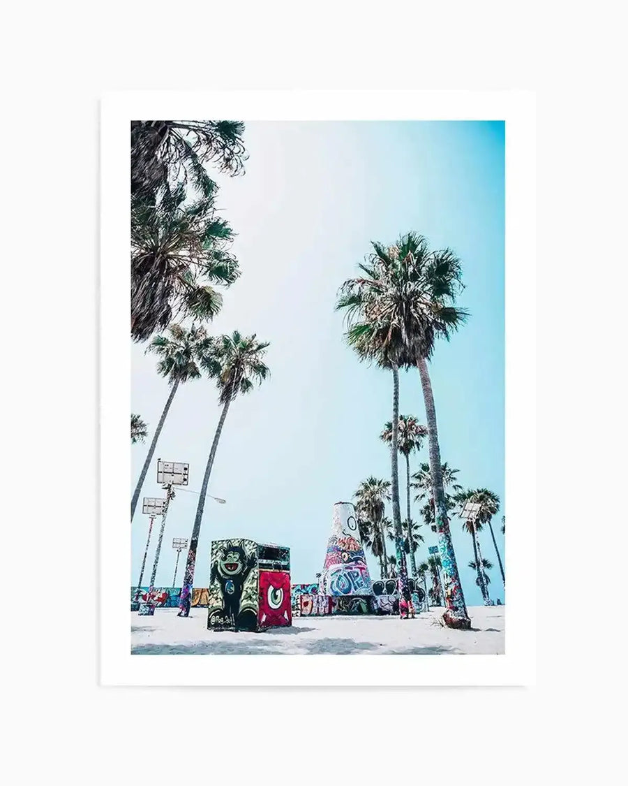 Venice Skate Park IV Art Print from Olive et Oriel where you can shop wallpaper and artworks online