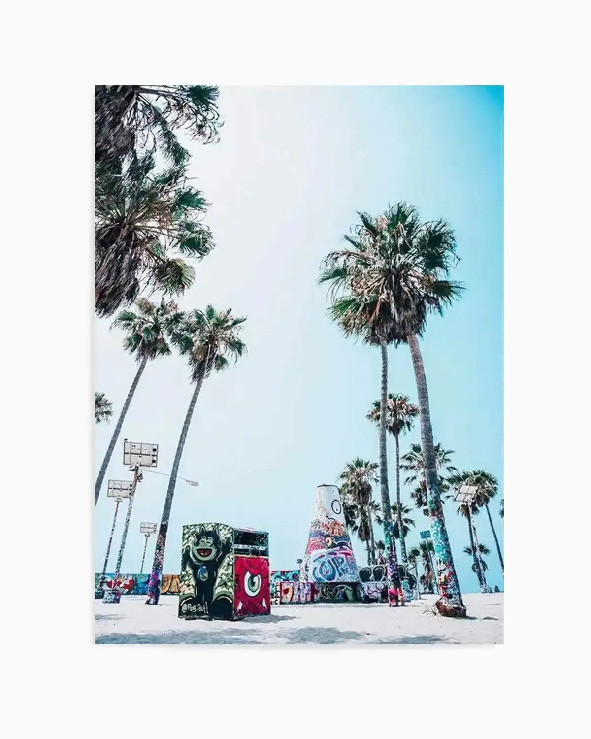 Venice Skate Park IV Art Print from Olive et Oriel where you can shop wallpaper and artworks online