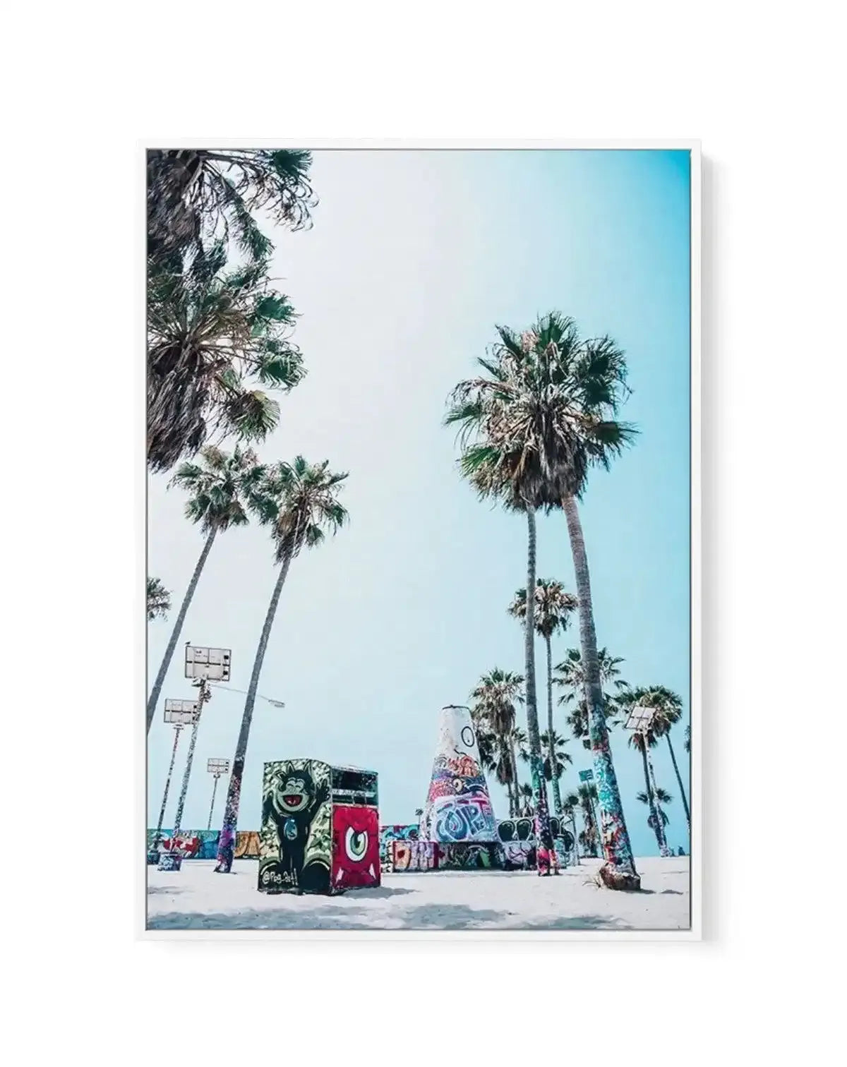 Venice Skate Park IV | Framed Canvas-CANVAS-You can shop wall art online with Olive et Oriel for everything from abstract art to fun kids wall art. Our beautiful modern art prints and canvas art are available from large canvas prints to wall art paintings and our proudly Australian artwork collection offers only the highest quality framed large wall art and canvas art Australia - You can buy fashion photography prints or Hampton print posters and paintings on canvas from Olive et Oriel and have 