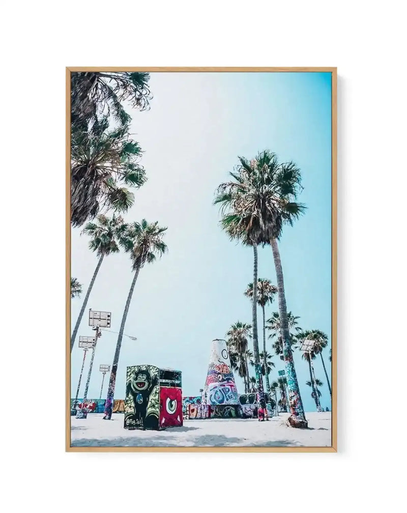 Venice Skate Park IV | Framed Canvas-CANVAS-You can shop wall art online with Olive et Oriel for everything from abstract art to fun kids wall art. Our beautiful modern art prints and canvas art are available from large canvas prints to wall art paintings and our proudly Australian artwork collection offers only the highest quality framed large wall art and canvas art Australia - You can buy fashion photography prints or Hampton print posters and paintings on canvas from Olive et Oriel and have 