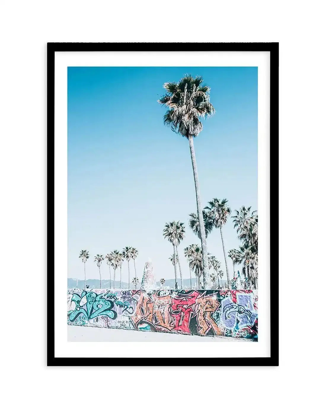 Venice Skate Park V Art Print-PRINT-Olive et Oriel-Olive et Oriel-A4 | 8.3" x 11.7" | 21 x 29.7cm-Black-With White Border-Buy-Australian-Art-Prints-Online-with-Olive-et-Oriel-Your-Artwork-Specialists-Austrailia-Decorate-With-Coastal-Photo-Wall-Art-Prints-From-Our-Beach-House-Artwork-Collection-Fine-Poster-and-Framed-Artwork
