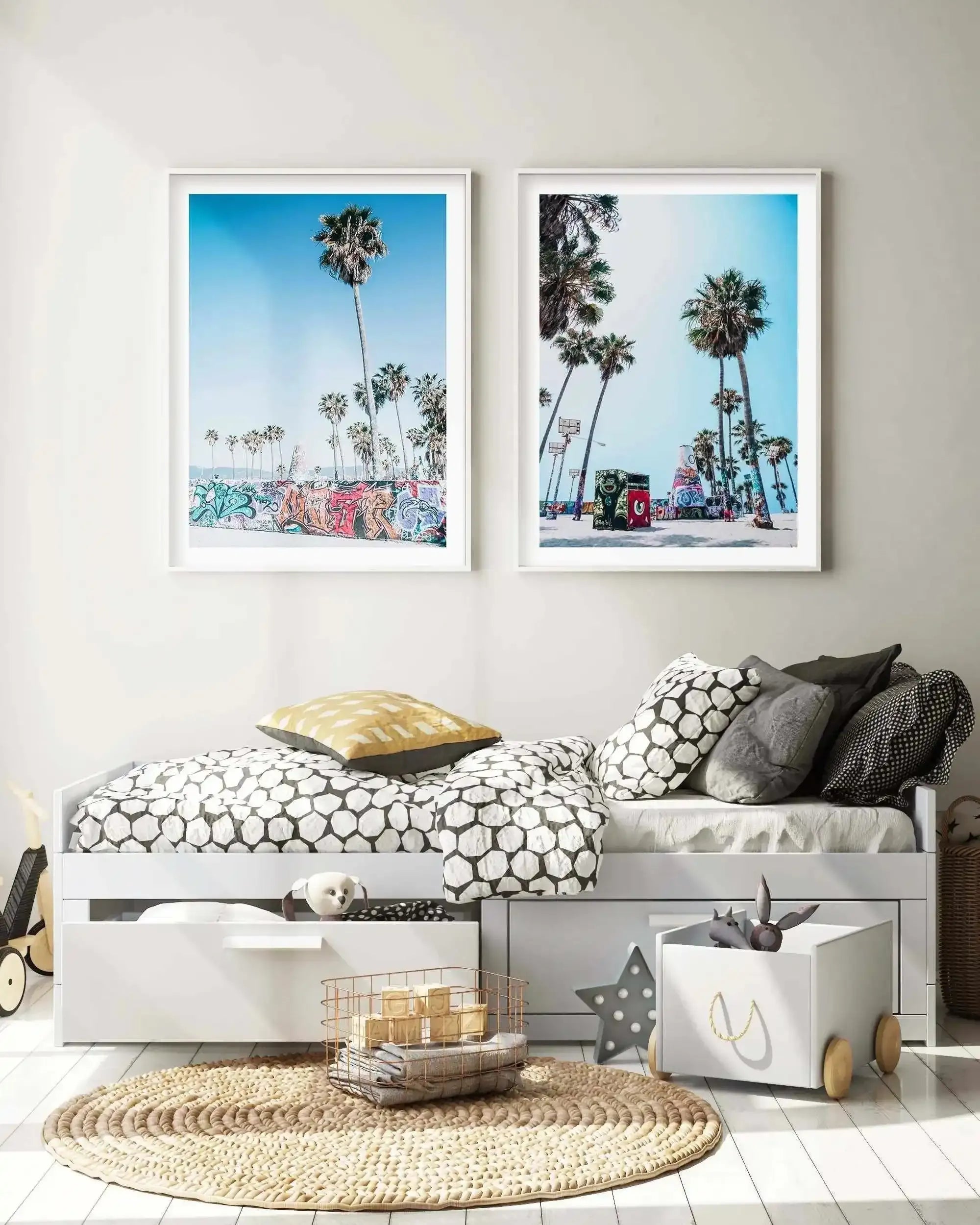 Venice Skate Park V Art Print-PRINT-Olive et Oriel-Olive et Oriel-Buy-Australian-Art-Prints-Online-with-Olive-et-Oriel-Your-Artwork-Specialists-Austrailia-Decorate-With-Coastal-Photo-Wall-Art-Prints-From-Our-Beach-House-Artwork-Collection-Fine-Poster-and-Framed-Artwork