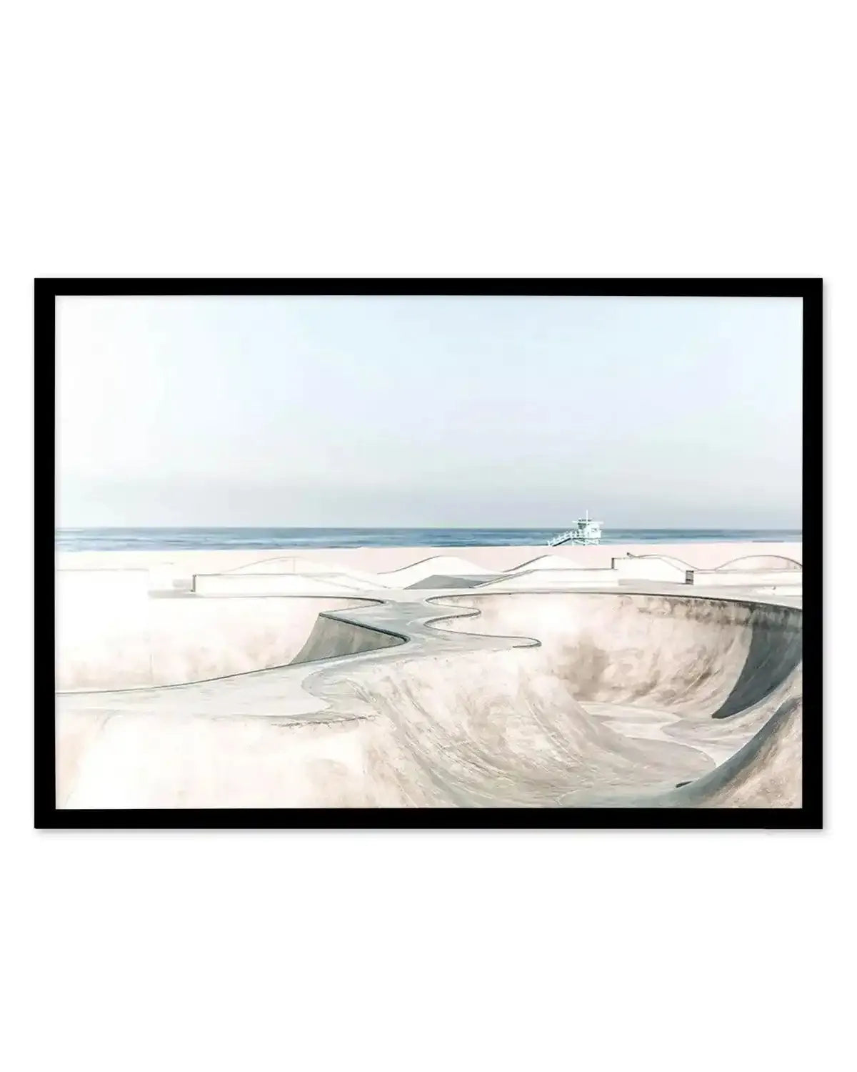 Venice Skate Park VI Art Print from Olive et Oriel where you can shop wallpaper and artworks online
