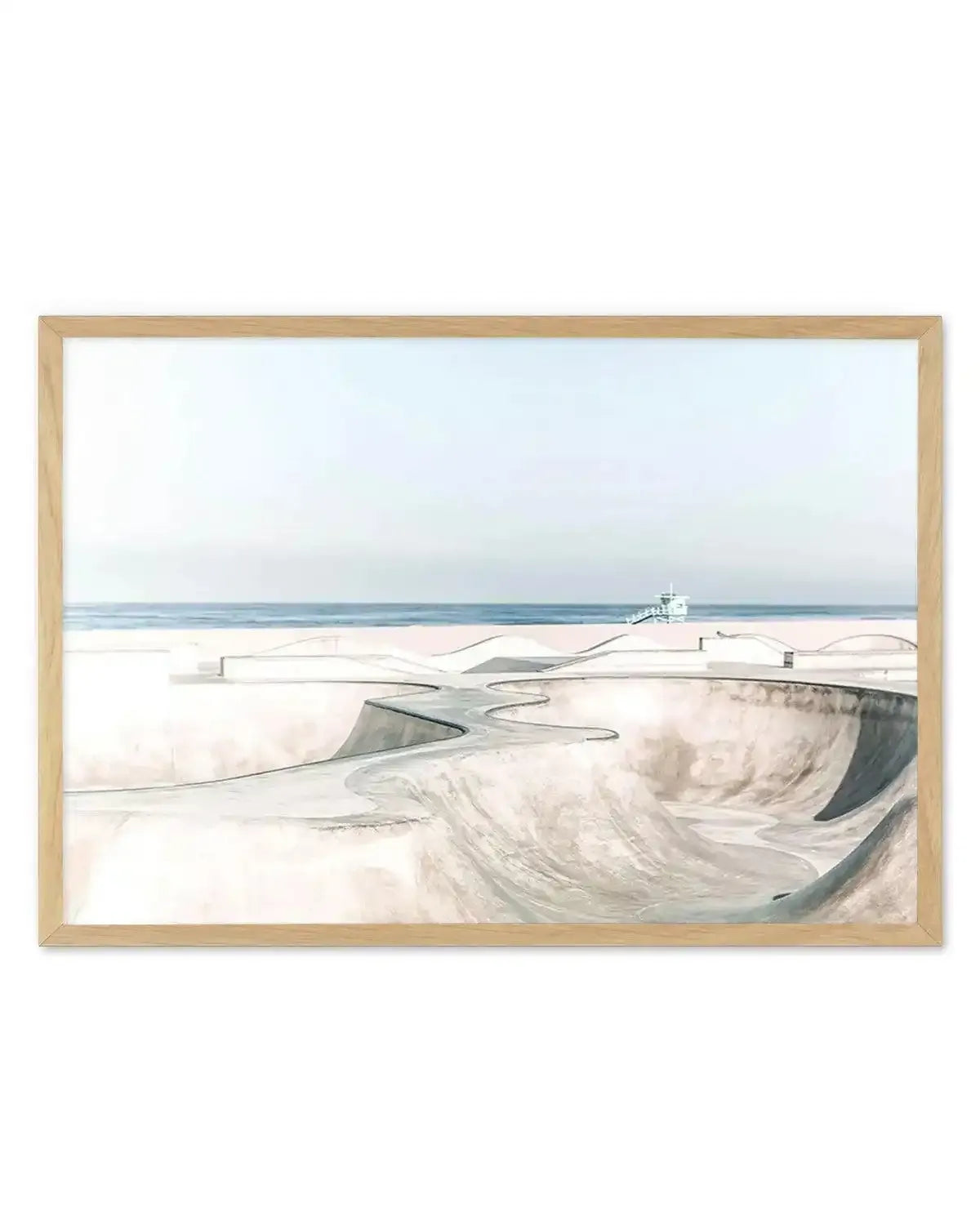 Venice Skate Park VI Art Print from Olive et Oriel where you can shop wallpaper and artworks online