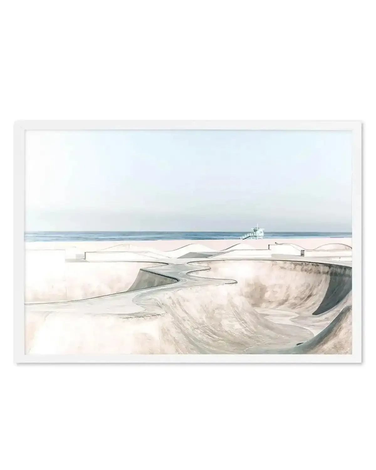 Venice Skate Park VI Art Print from Olive et Oriel where you can shop wallpaper and artworks online