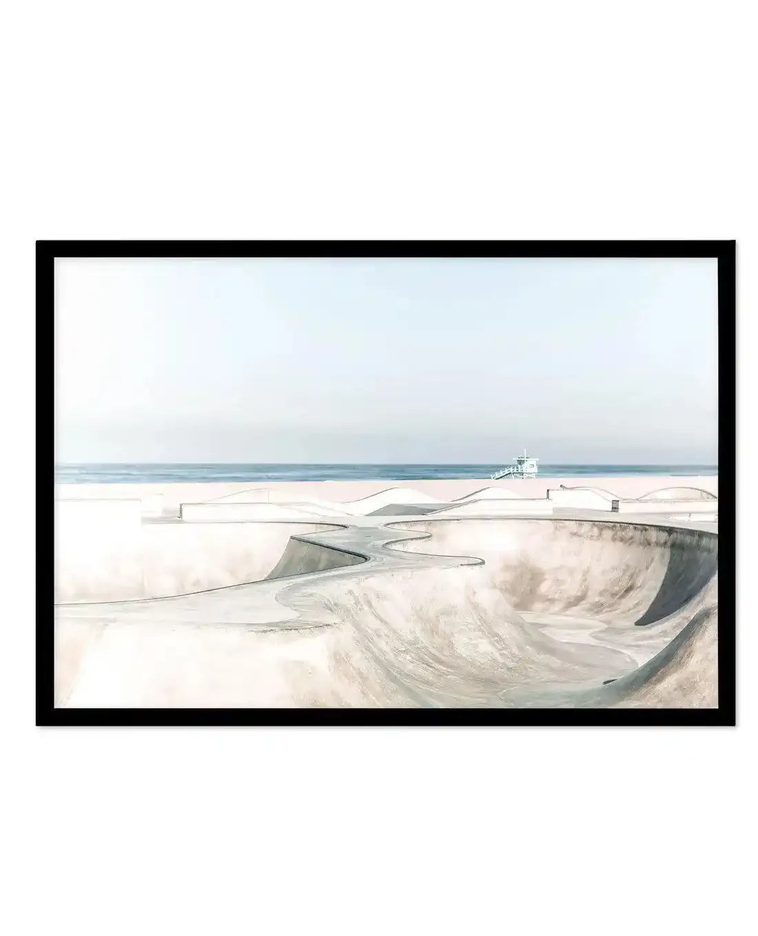 Venice Skate Park VI Art Print-PRINT-Olive et Oriel-Olive et Oriel-A4 | 8.3" x 11.7" | 21 x 29.7cm-Black-With White Border-Buy-Australian-Art-Prints-Online-with-Olive-et-Oriel-Your-Artwork-Specialists-Austrailia-Decorate-With-Coastal-Photo-Wall-Art-Prints-From-Our-Beach-House-Artwork-Collection-Fine-Poster-and-Framed-Artwork