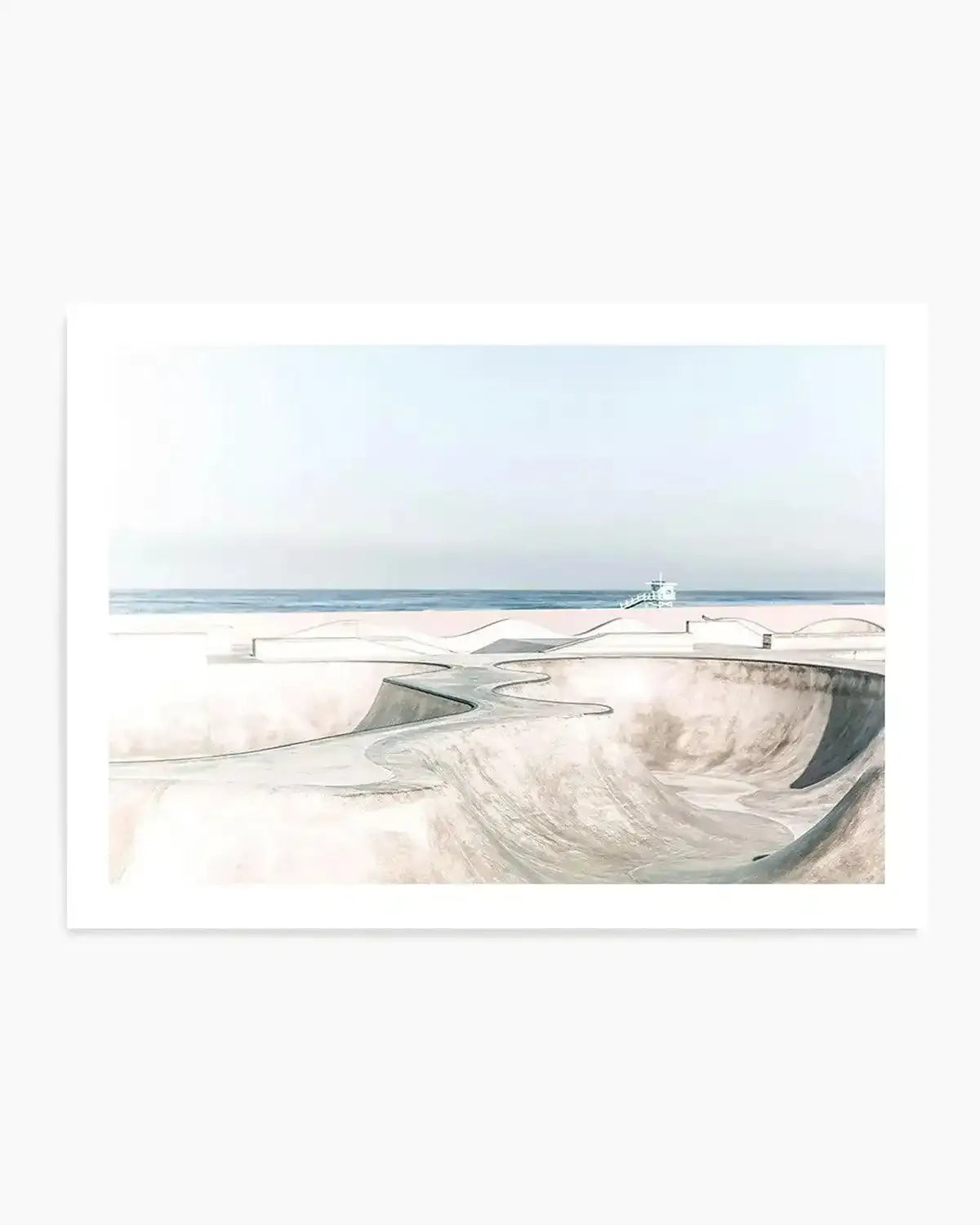 Venice Skate Park VI Art Print from Olive et Oriel where you can shop wallpaper and artworks online