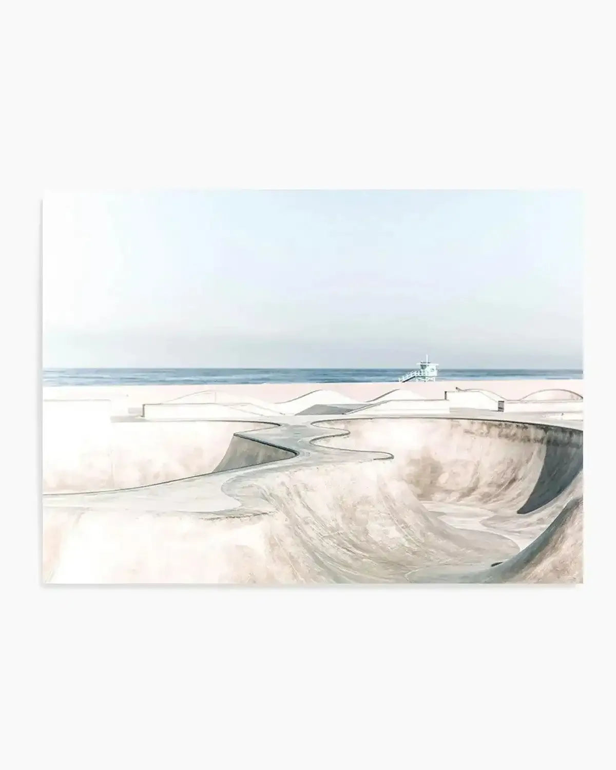 Venice Skate Park VI Art Print from Olive et Oriel where you can shop wallpaper and artworks online