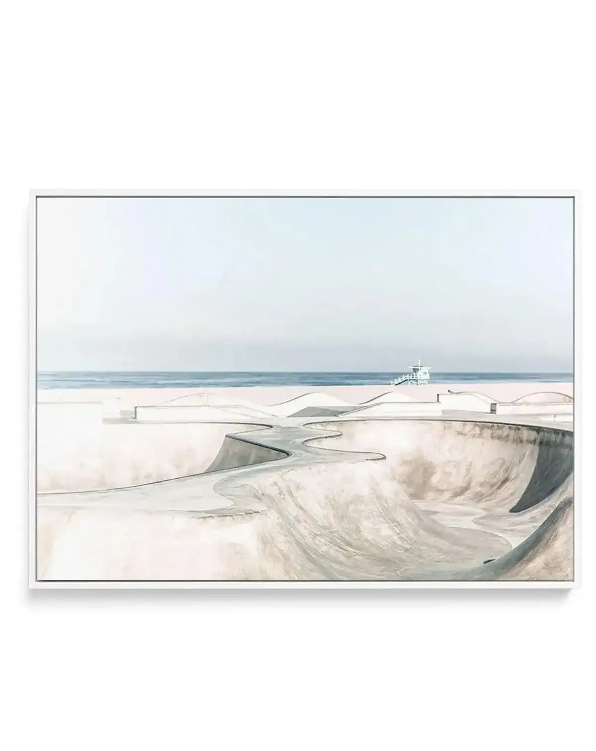 Venice Skate Park VI | Framed Canvas-CANVAS-You can shop wall art online with Olive et Oriel for everything from abstract art to fun kids wall art. Our beautiful modern art prints and canvas art are available from large canvas prints to wall art paintings and our proudly Australian artwork collection offers only the highest quality framed large wall art and canvas art Australia - You can buy fashion photography prints or Hampton print posters and paintings on canvas from Olive et Oriel and have 