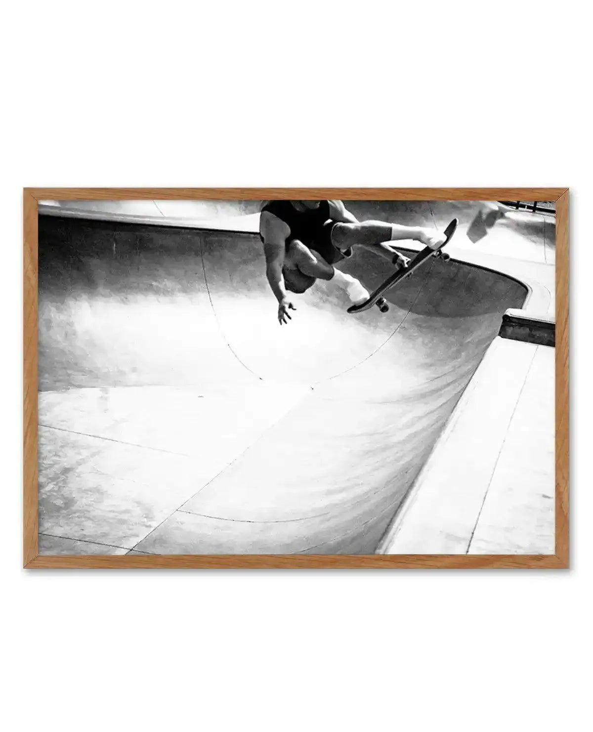 Venice Skate Park VII Art Print-PRINT-Olive et Oriel-Olive et Oriel-50x70 cm | 19.6" x 27.5"-Walnut-With White Border-Buy-Australian-Art-Prints-Online-with-Olive-et-Oriel-Your-Artwork-Specialists-Austrailia-Decorate-With-Coastal-Photo-Wall-Art-Prints-From-Our-Beach-House-Artwork-Collection-Fine-Poster-and-Framed-Artwork