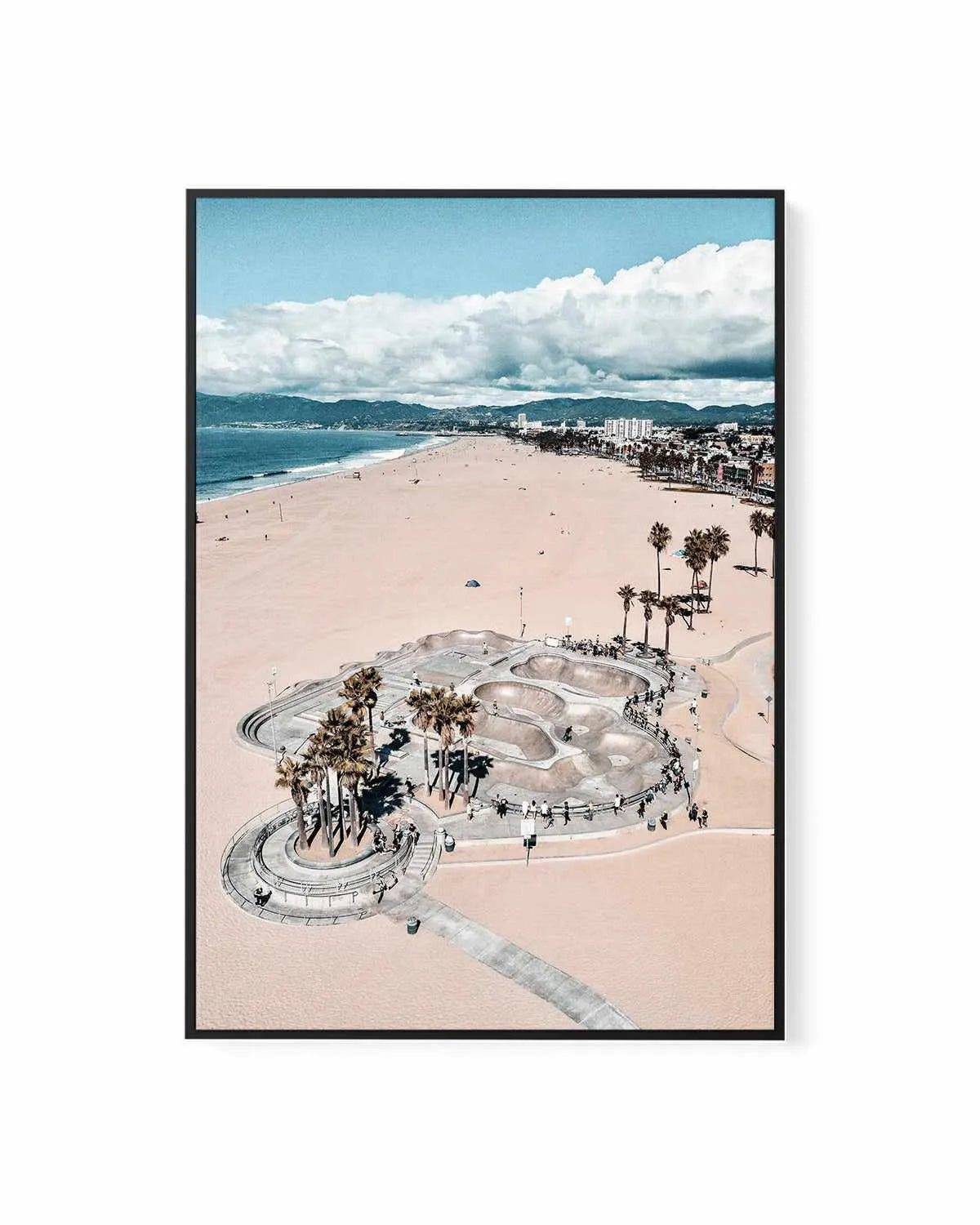 Venice Skatebowls by Finn Skagn | Framed Canvas Art Print from Olive et Oriel where you can shop wallpaper and artworks online