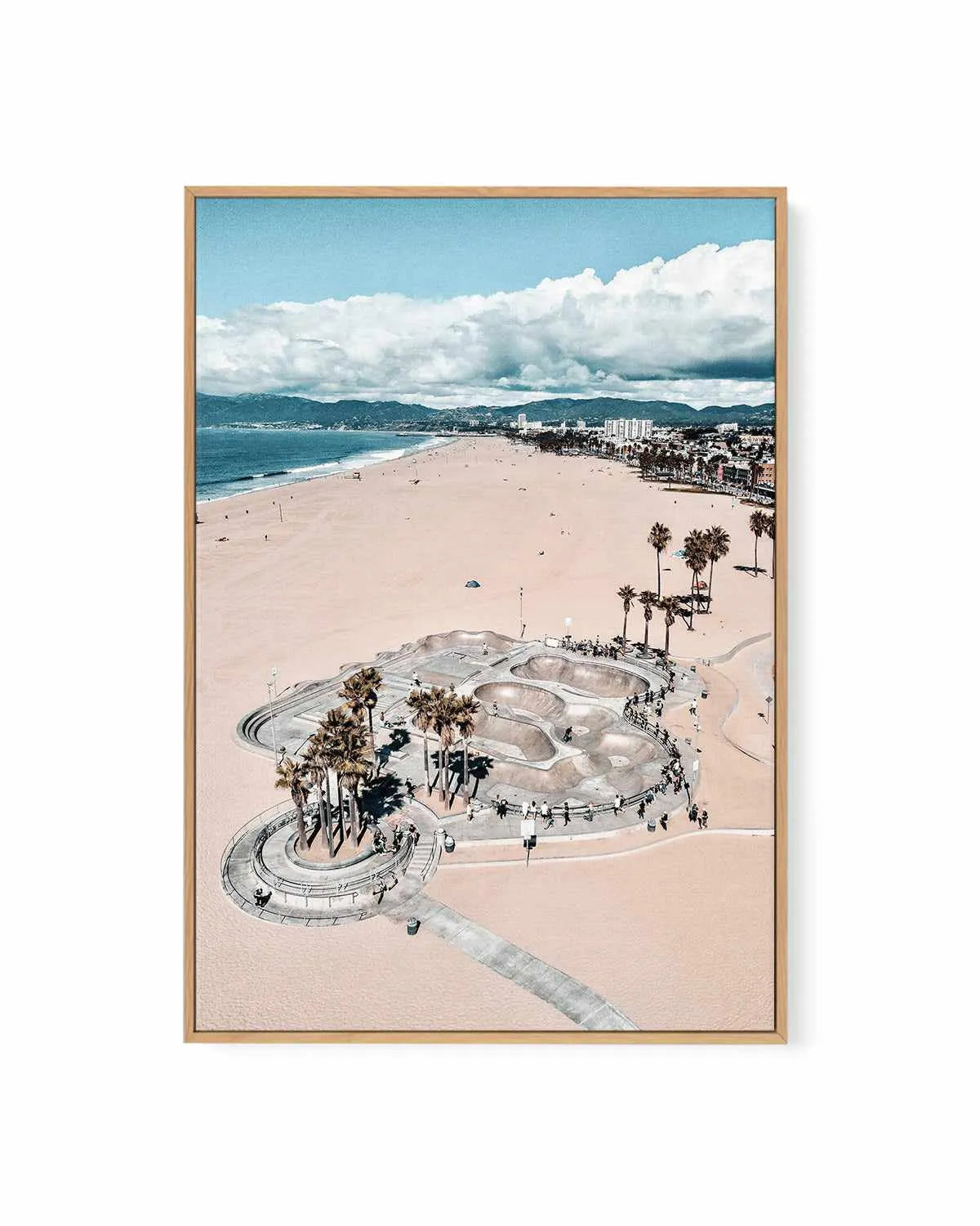 Venice Skatebowls by Finn Skagn | Framed Canvas Art Print from Olive et Oriel where you can shop wallpaper and artworks online