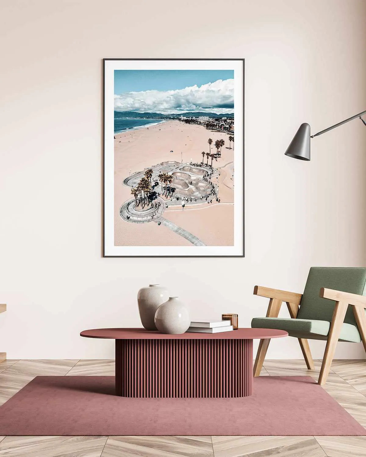 Venice Skatebowls by Finn Skagn Art Print from Olive et Oriel where you can shop wallpaper and artworks online