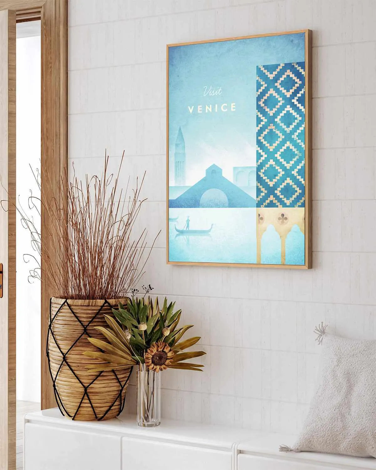 Venice by Henry Rivers | Framed Canvas Art Print from Olive et Oriel where you can shop wallpaper and artworks online