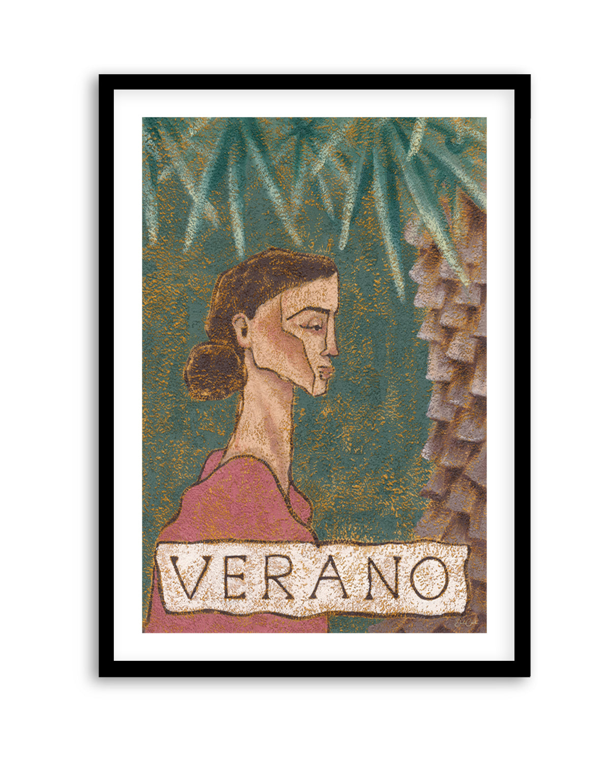 Verano by Julie Celina | Art Print from Olive et Oriel where you can shop wallpaper and artworks online