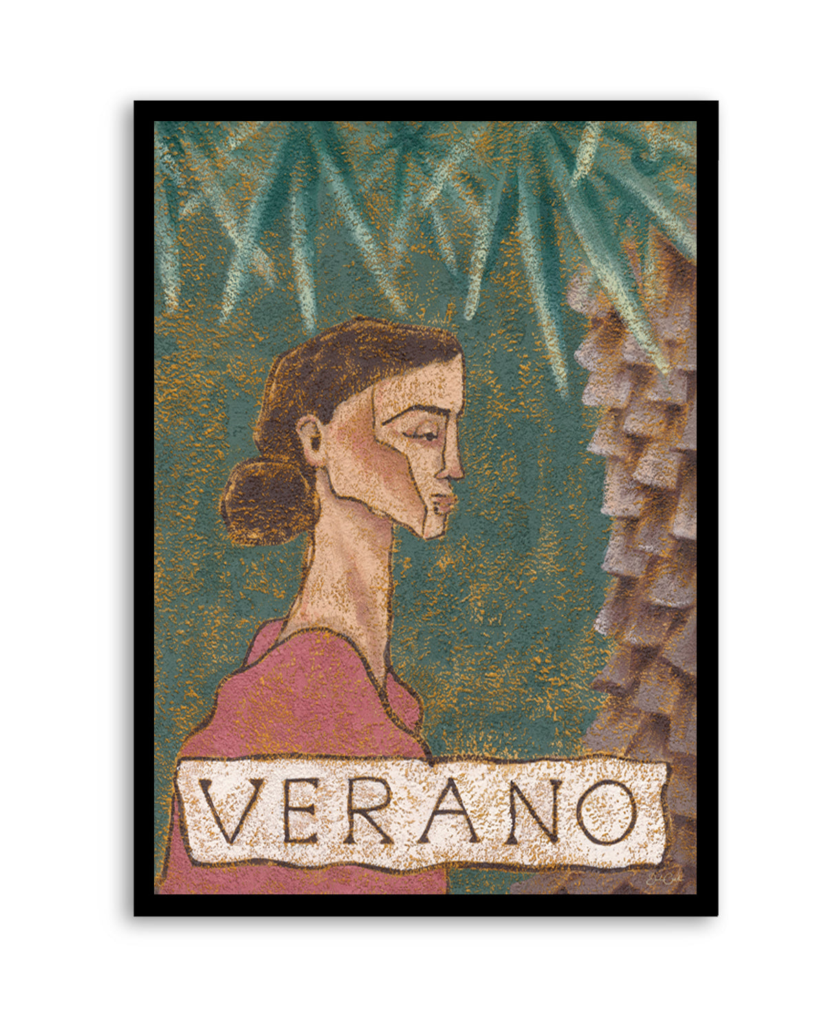 Verano by Julie Celina | Art Print from Olive et Oriel where you can shop wallpaper and artworks online