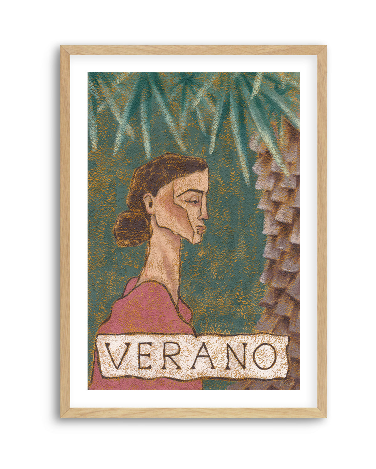 Verano by Julie Celina | Art Print from Olive et Oriel where you can shop wallpaper and artworks online